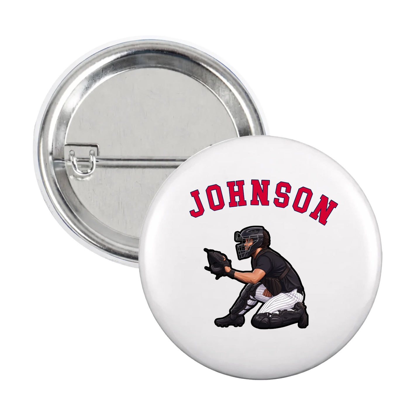 Game Day Button — Shirsey Arch in White