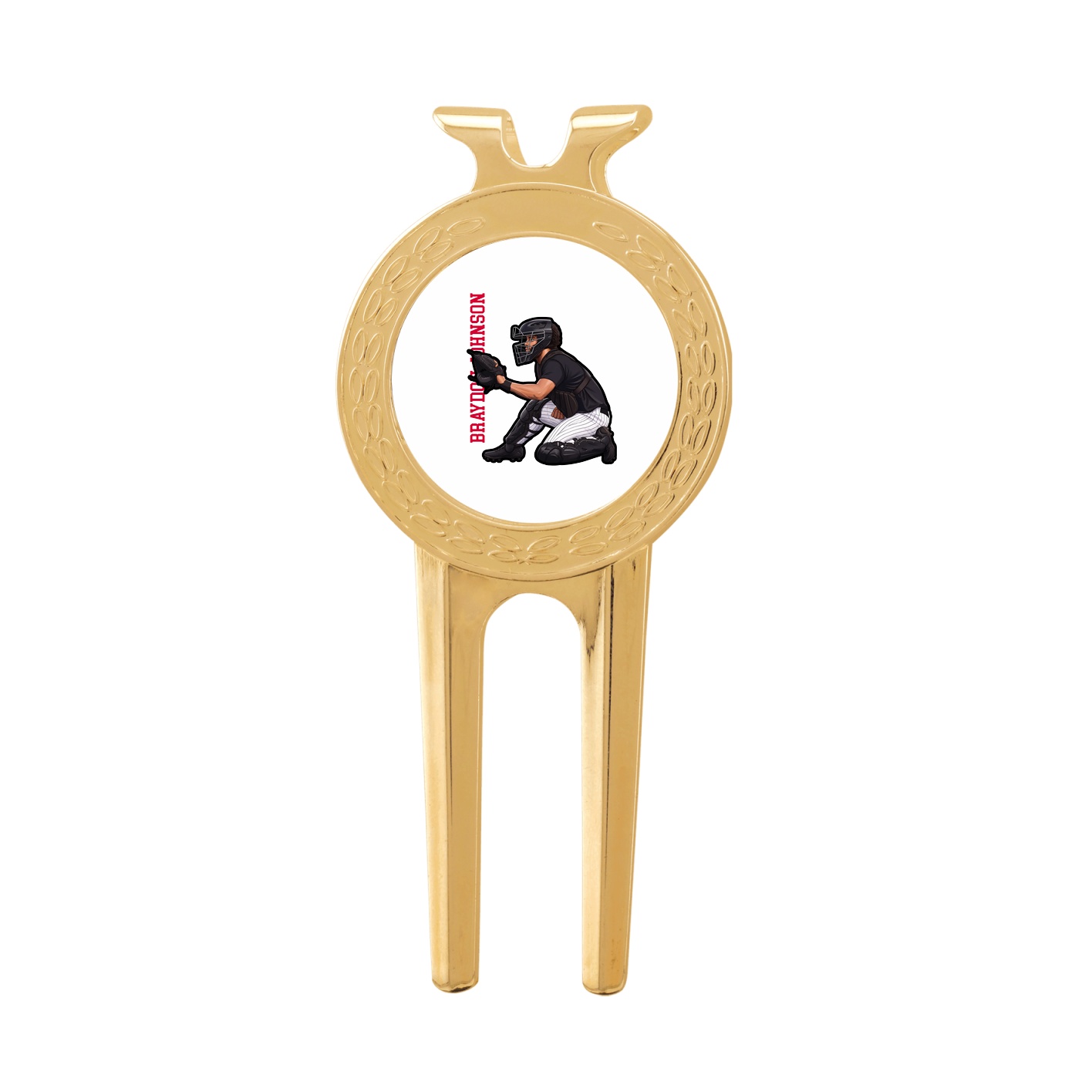 Divot Tool with Ball Marker — Name Vertical in Classic