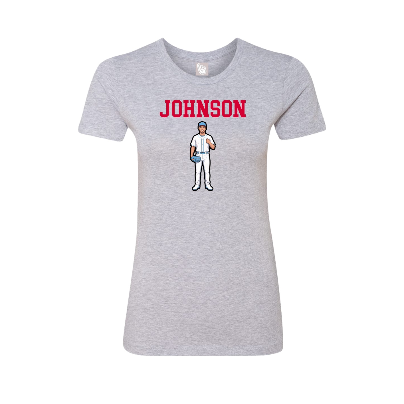 Fitted Women's Tee — Shirsey in Grey