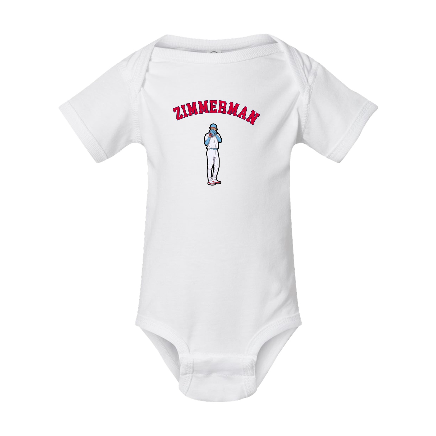 Baby Onesie — Shirsey Arch in White