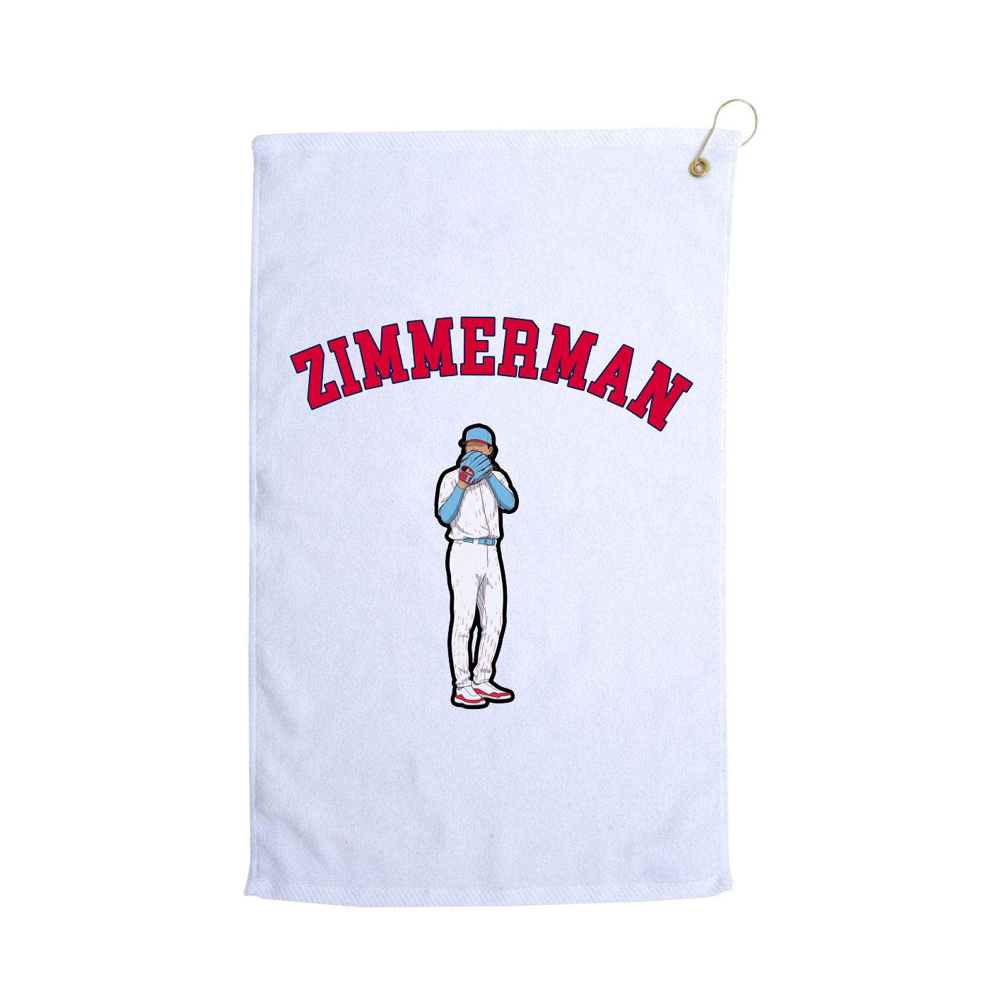Golf Towel — Shirsey Arch in White