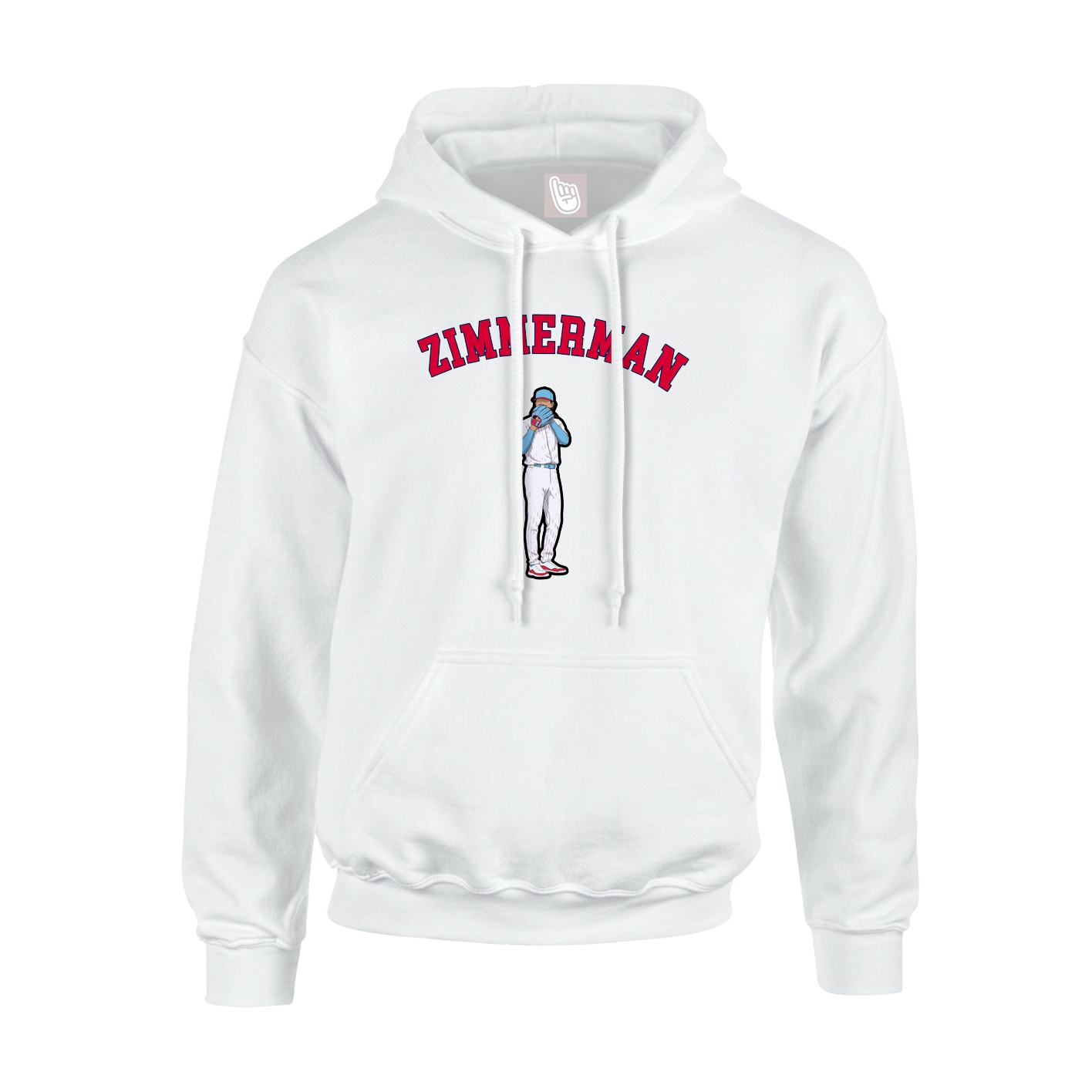 Youth Hoodie — Shirsey Arch in White