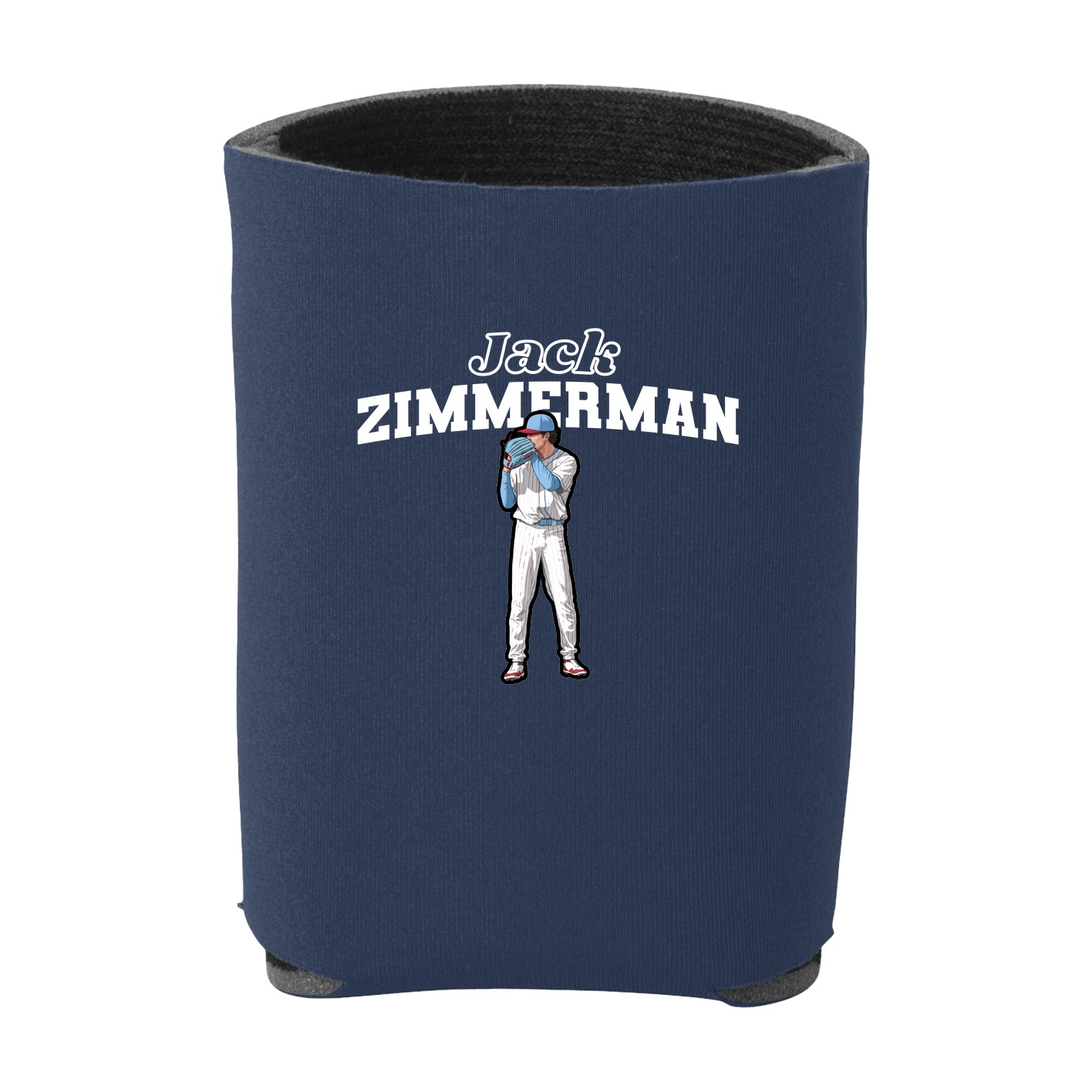 Can Holder — Name Arch in Navy