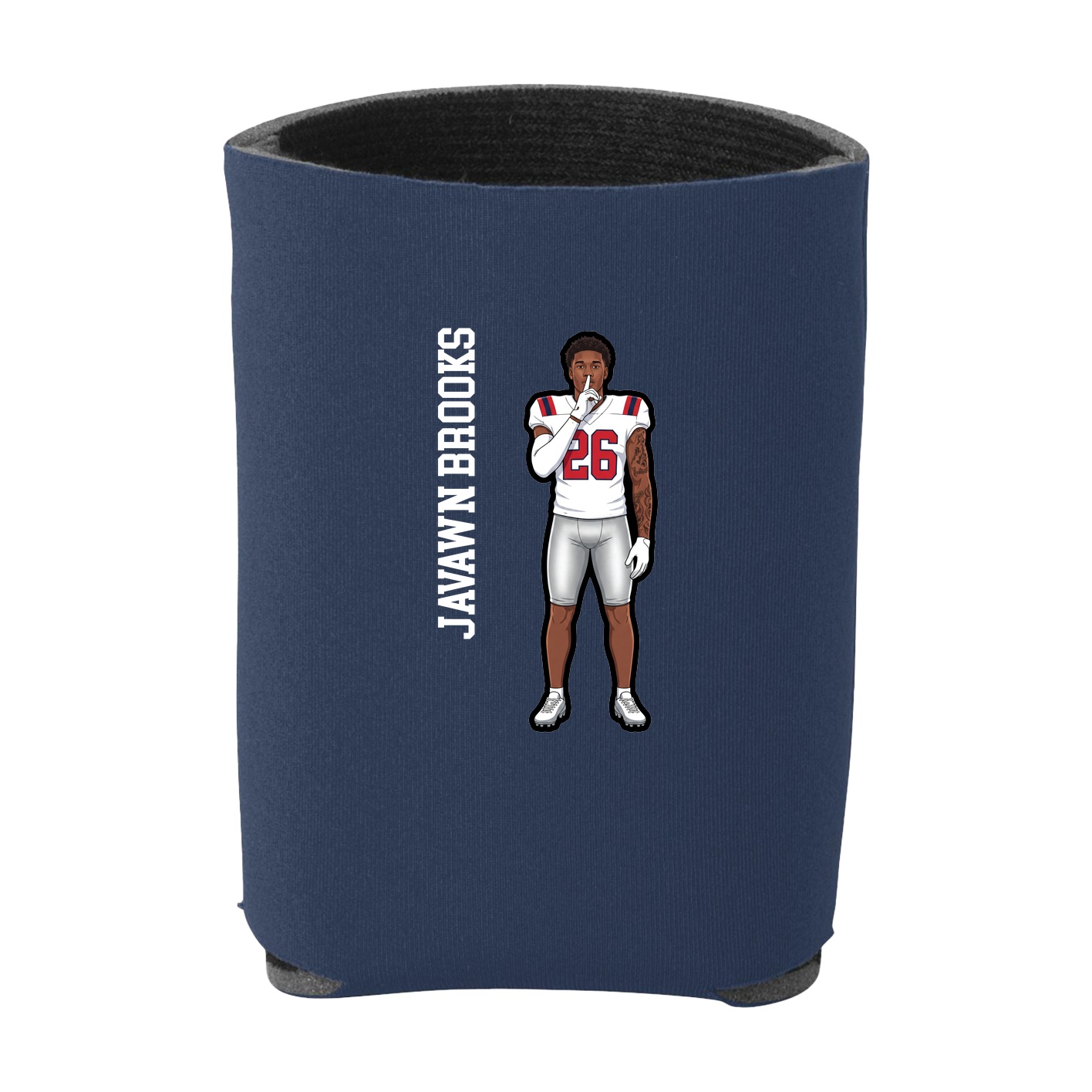 Can Holder — Name Vertical in Navy