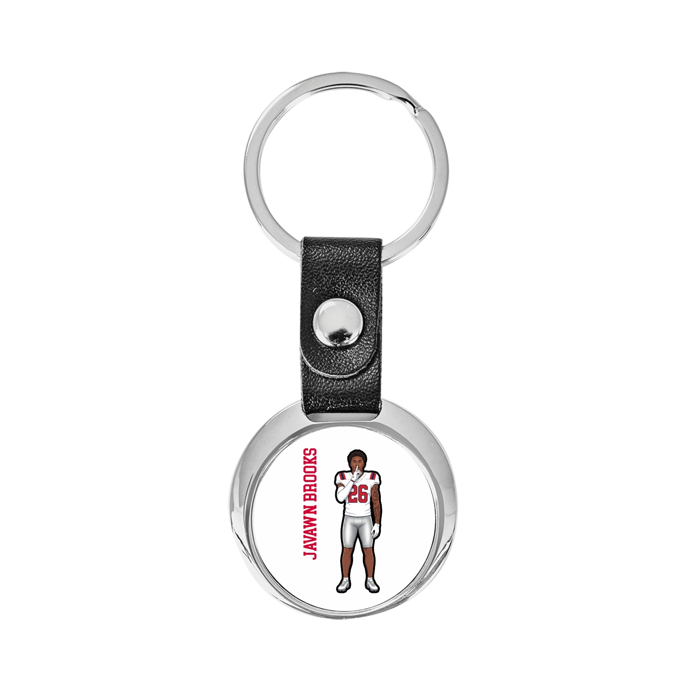 Key Chain — Name Vertical in Classic