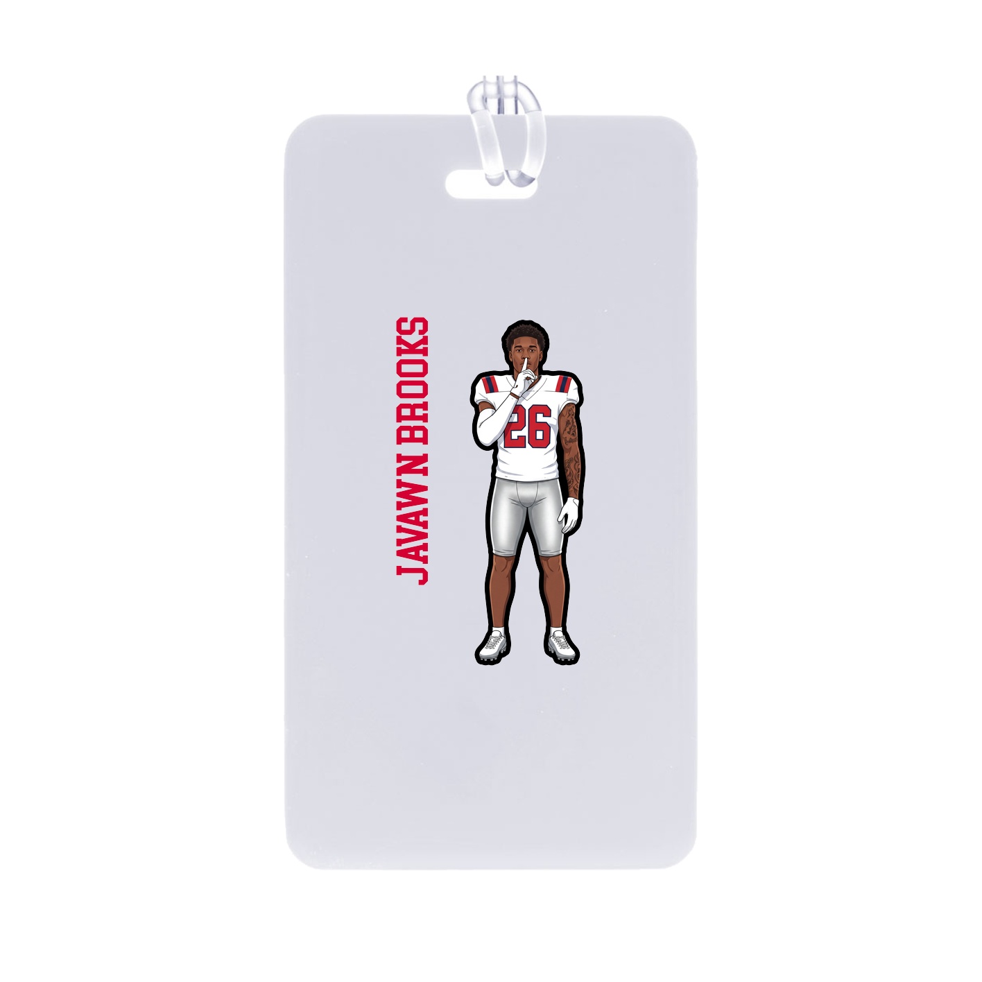 Bag Tag — Name Vertical in Classic