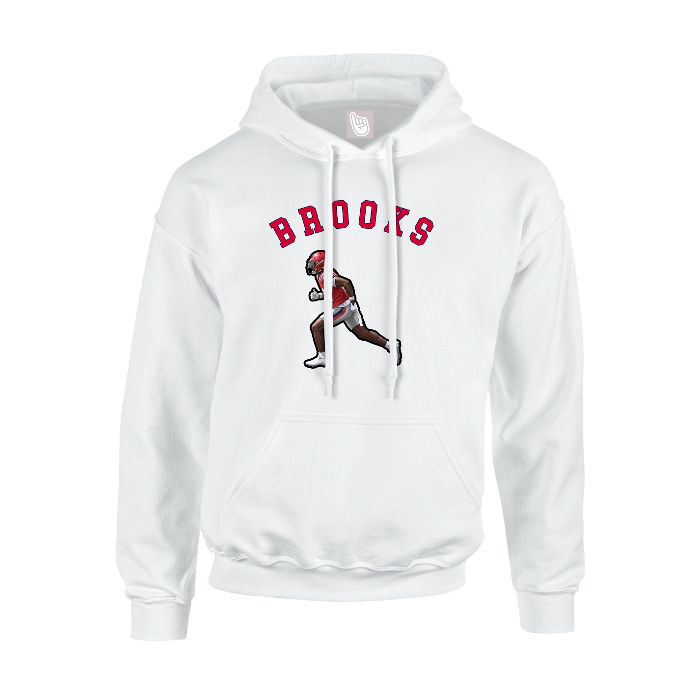 Hoodie — Shirsey Arch in White