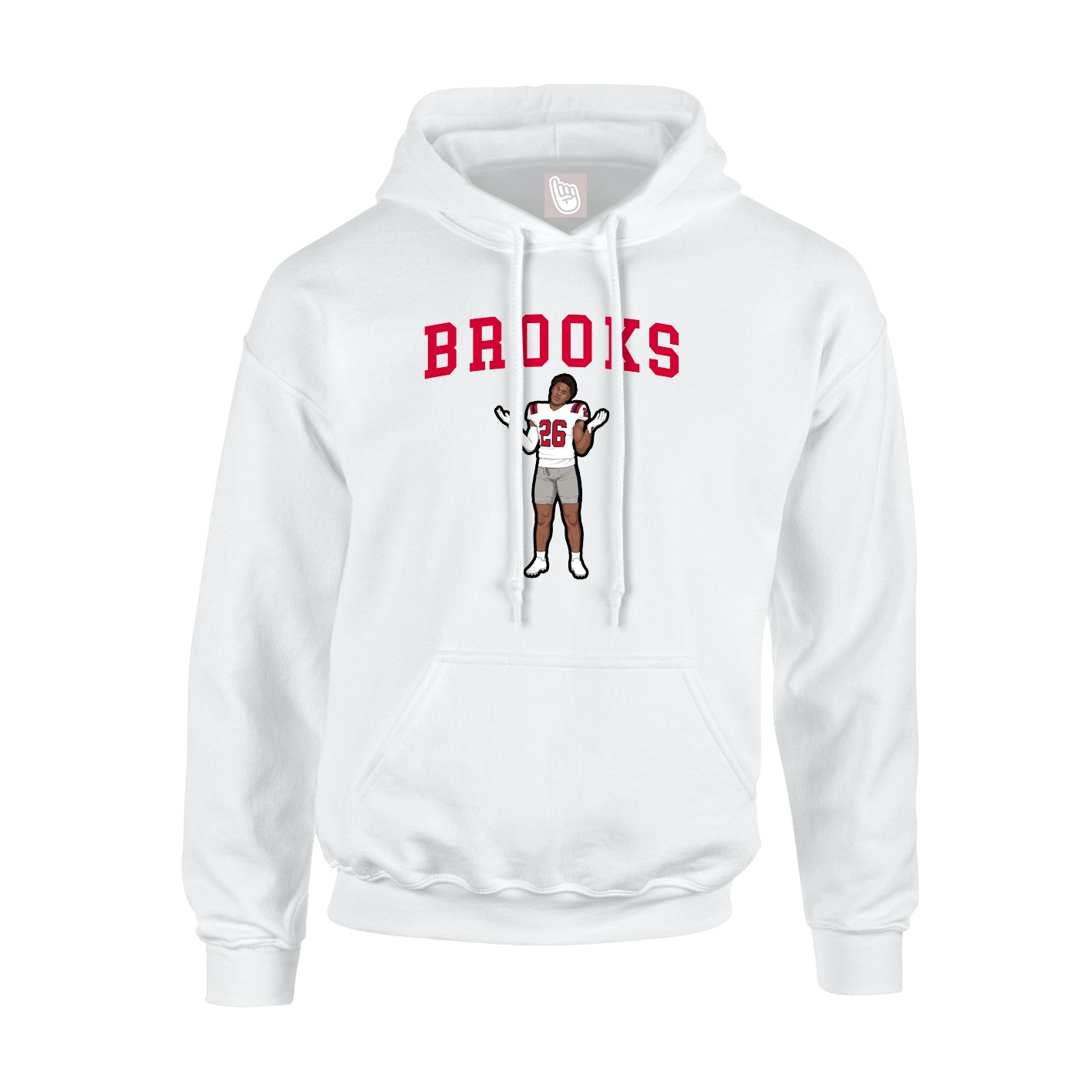 Hoodie — Shirsey in White