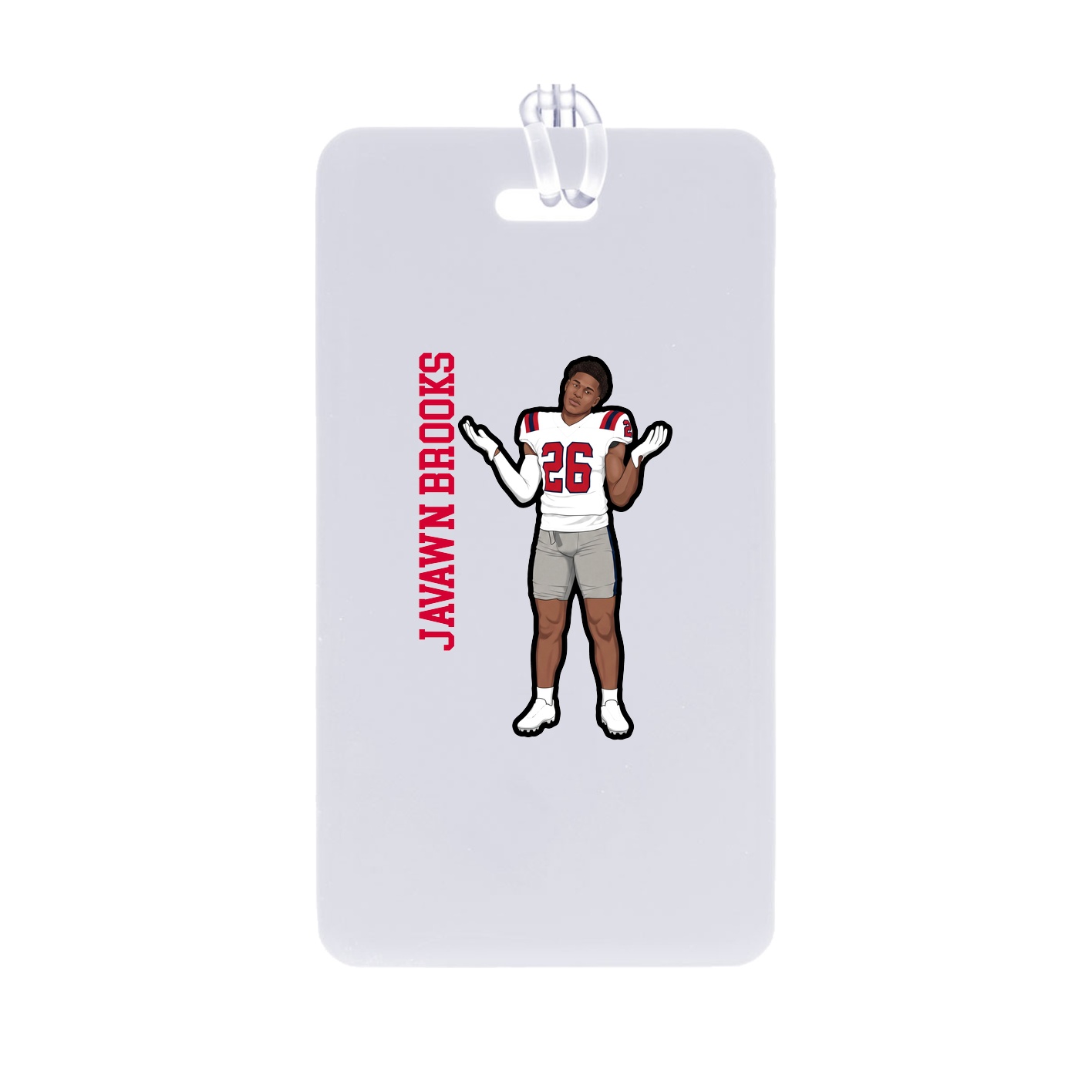 Bag Tag — Name Vertical in Classic