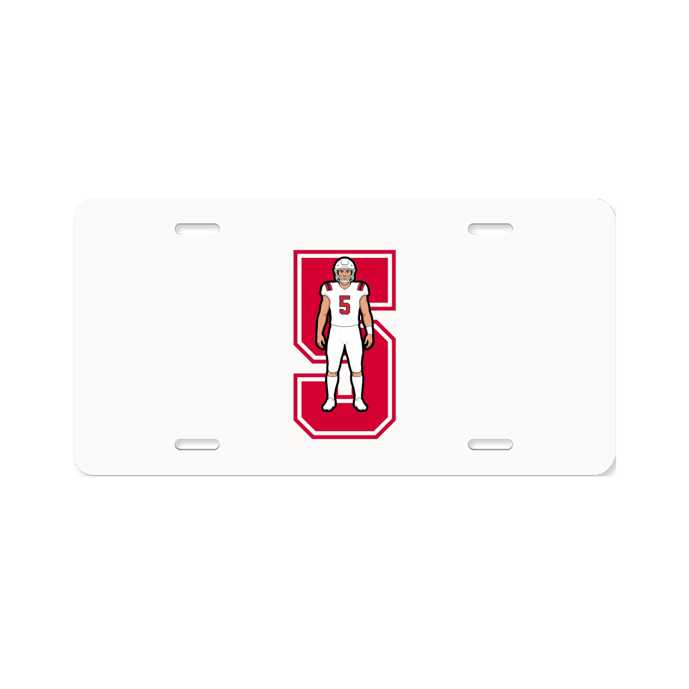 License Plate — Number in Classic