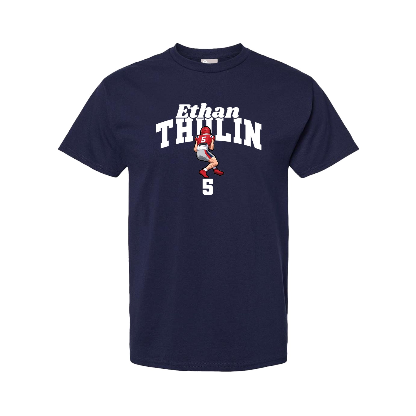 Youth Tee — Signature Arch in Navy