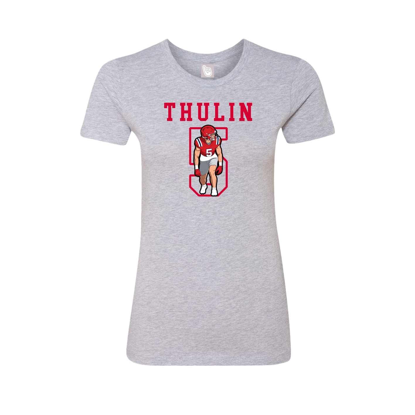 Fitted Women's Tee — Shirsey in Grey