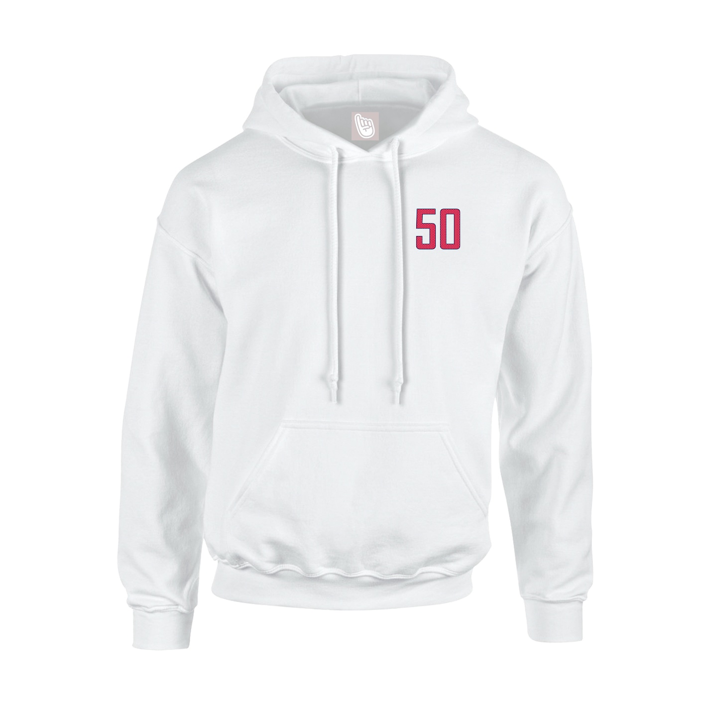 Youth Hoodie — Front Shirsy in White