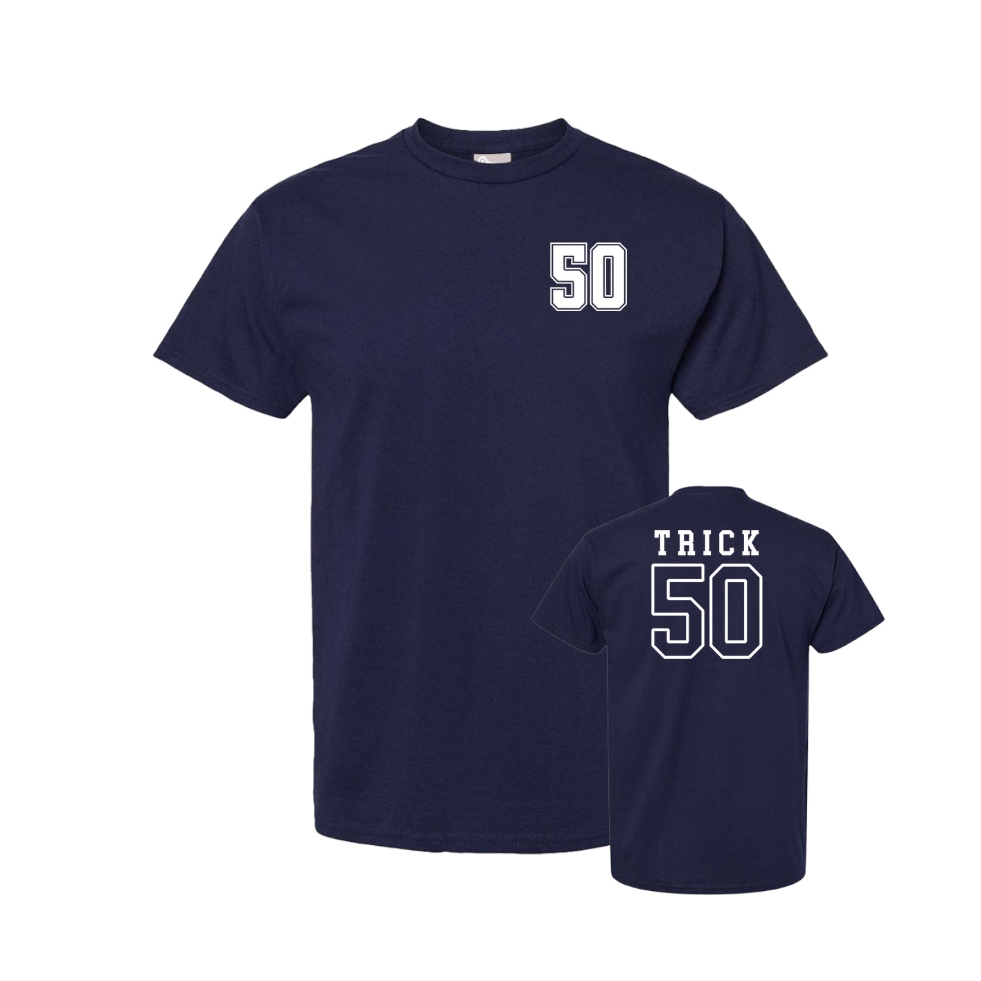Tee — Chest Back in Navy