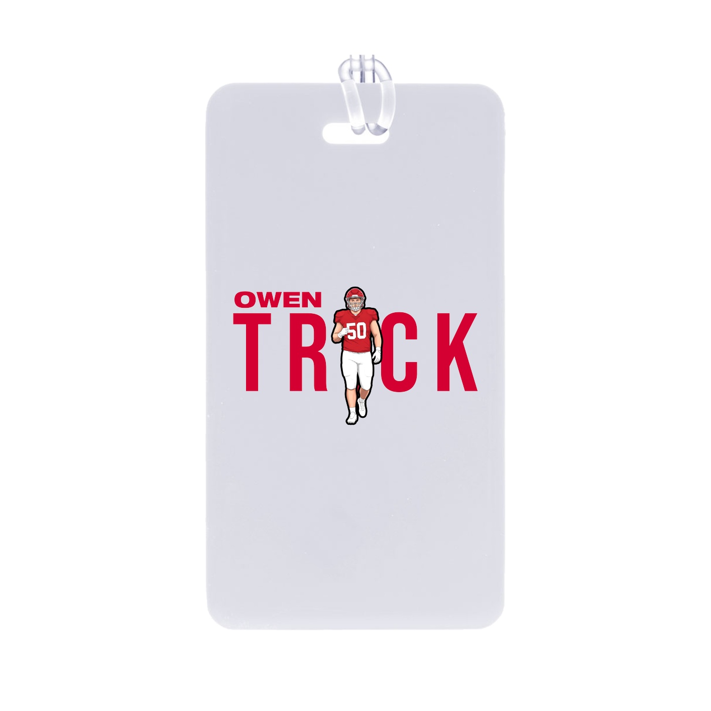 Bag Tag — Player Name in Classic