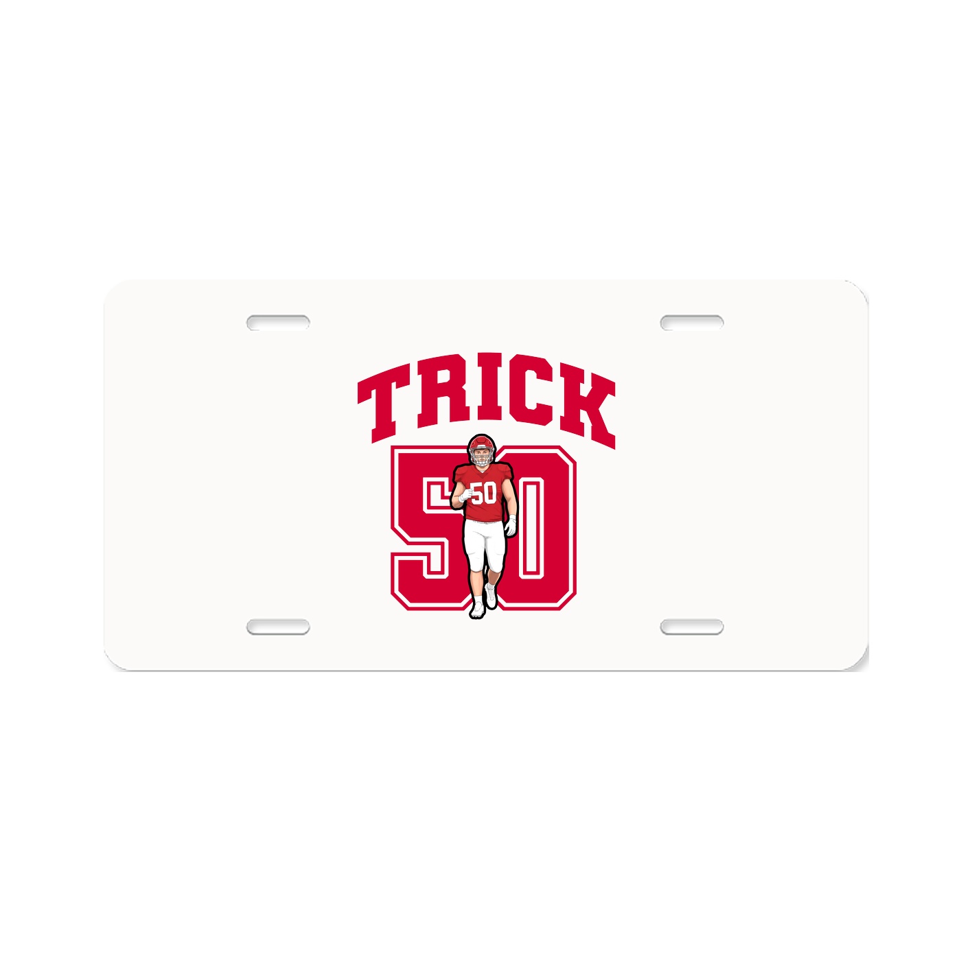 License Plate — Number in Classic