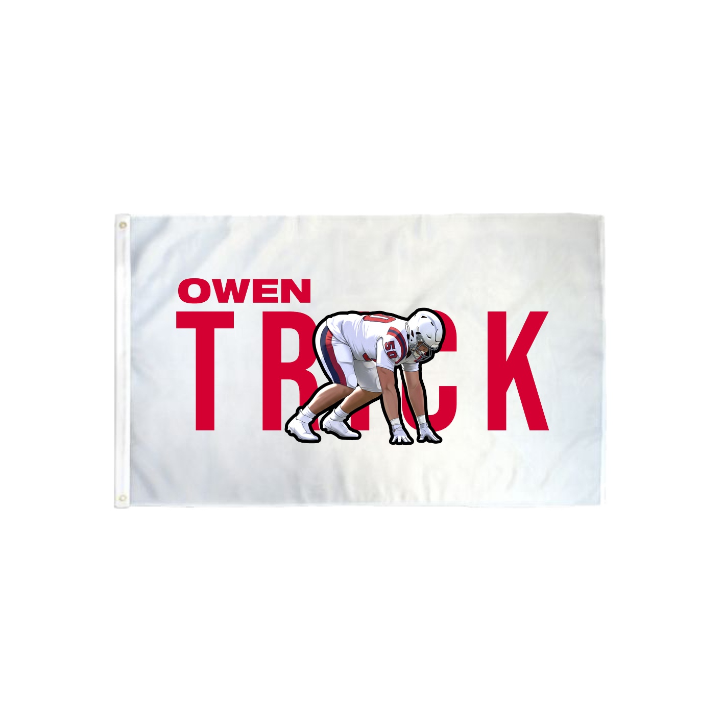 3x5 Flag — Player Name in Classic