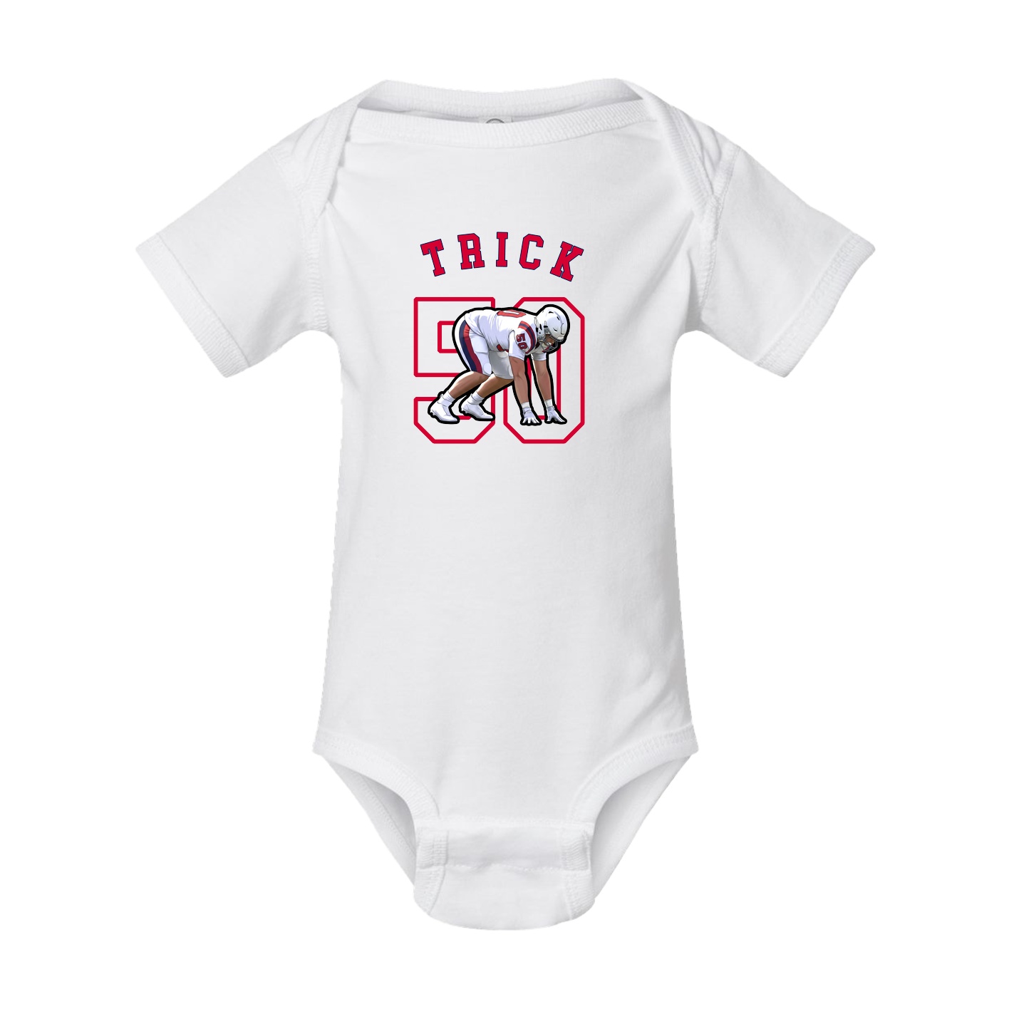 Baby Onesie — Shirsey Arch in White
