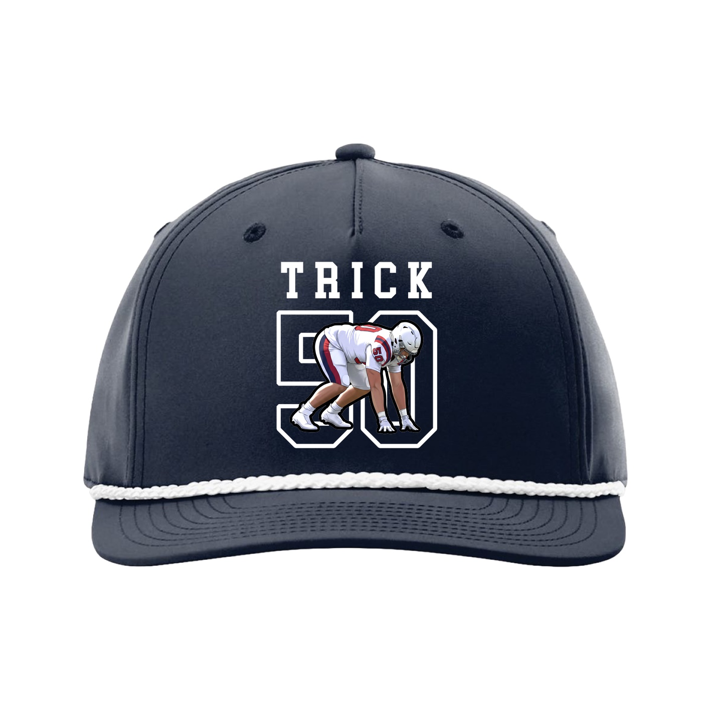 Five-Panel Classic Rope Cap — Shirsey in Navy