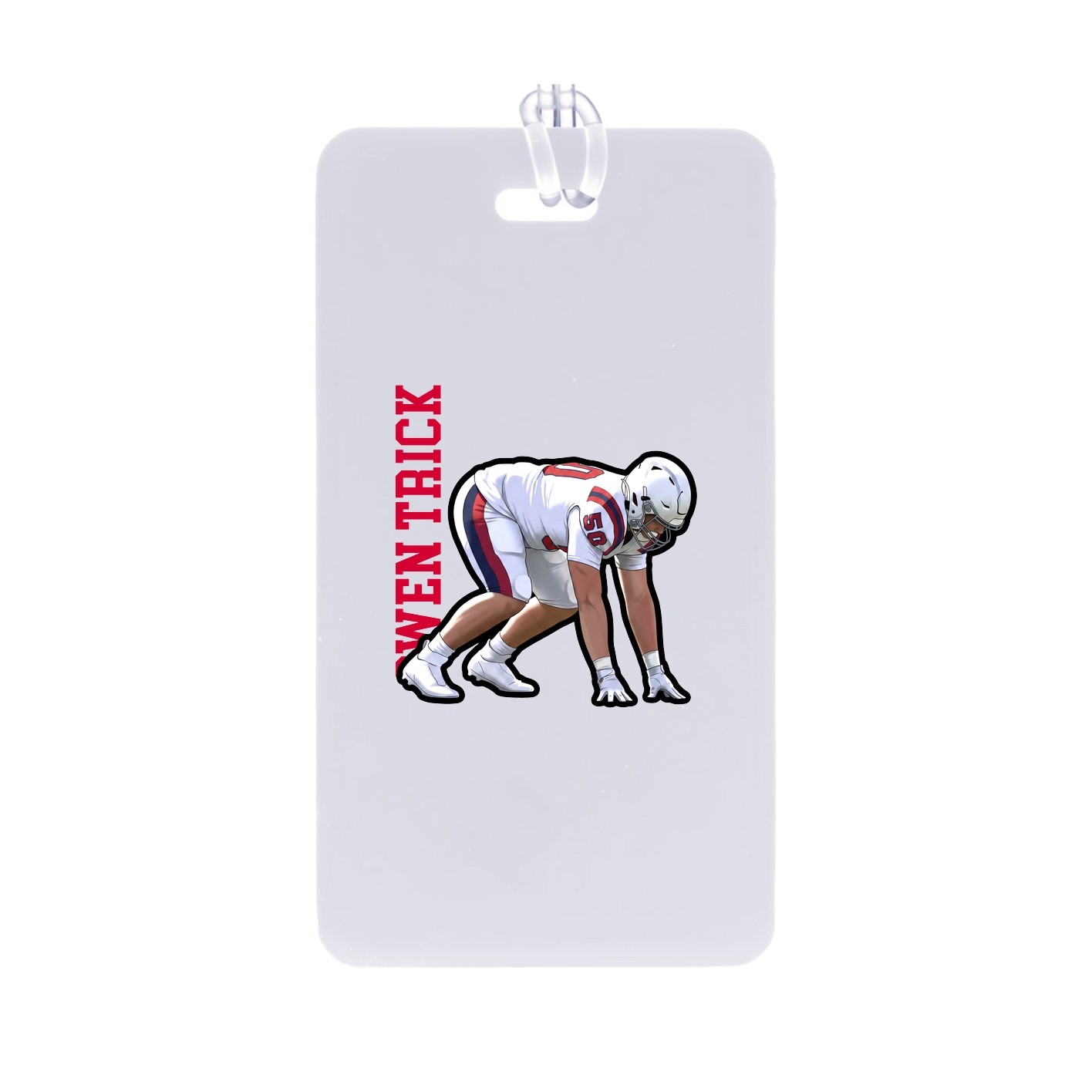 Bag Tag — Name Vertical in Classic