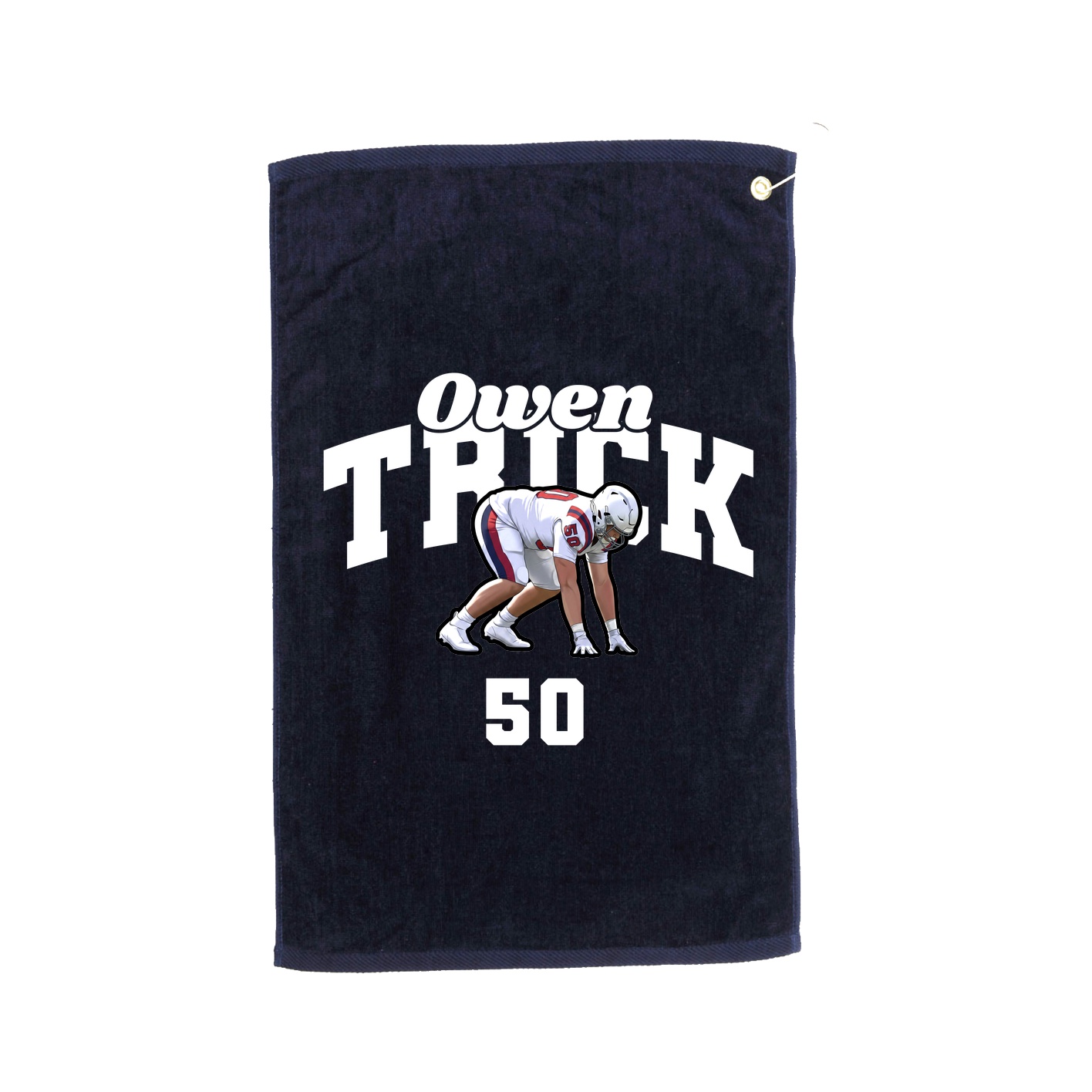 Golf Towel — Signature Arch in Navy
