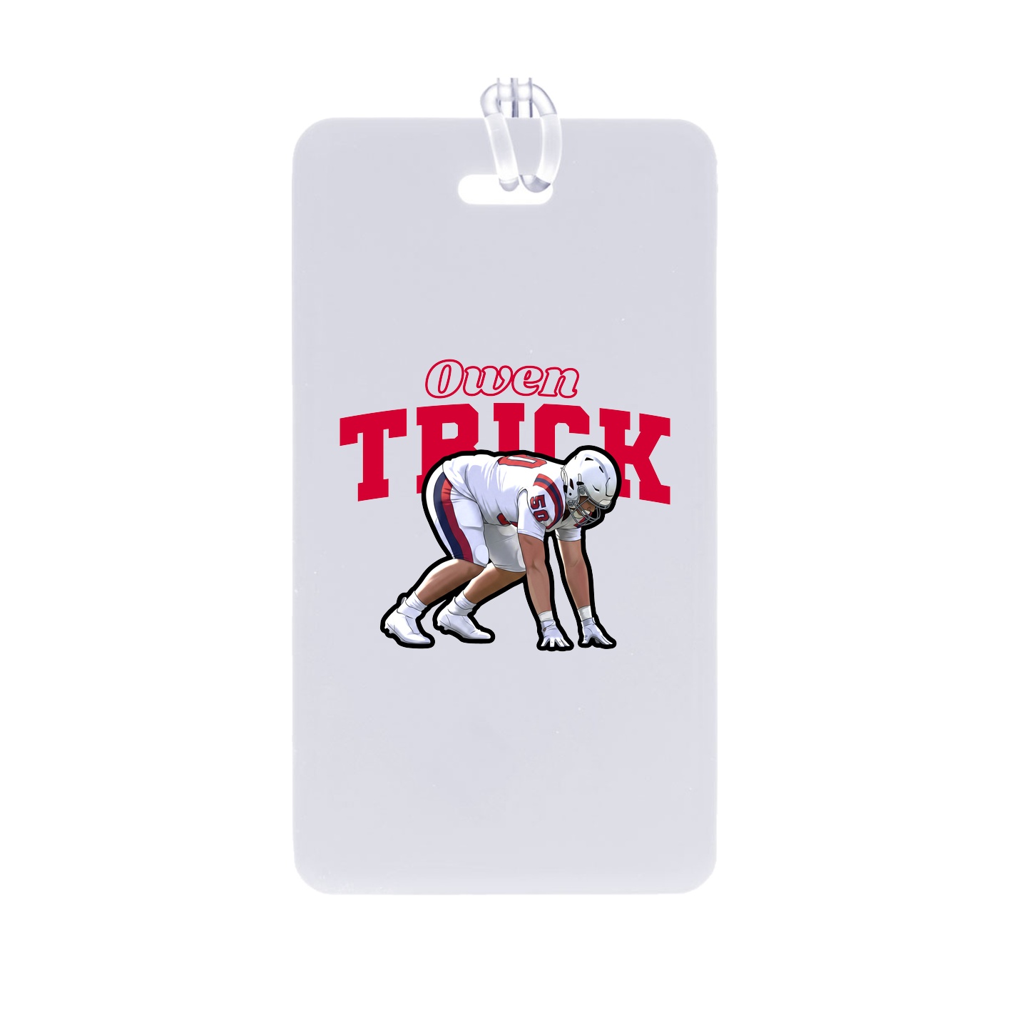 Bag Tag — Name Arch in Classic