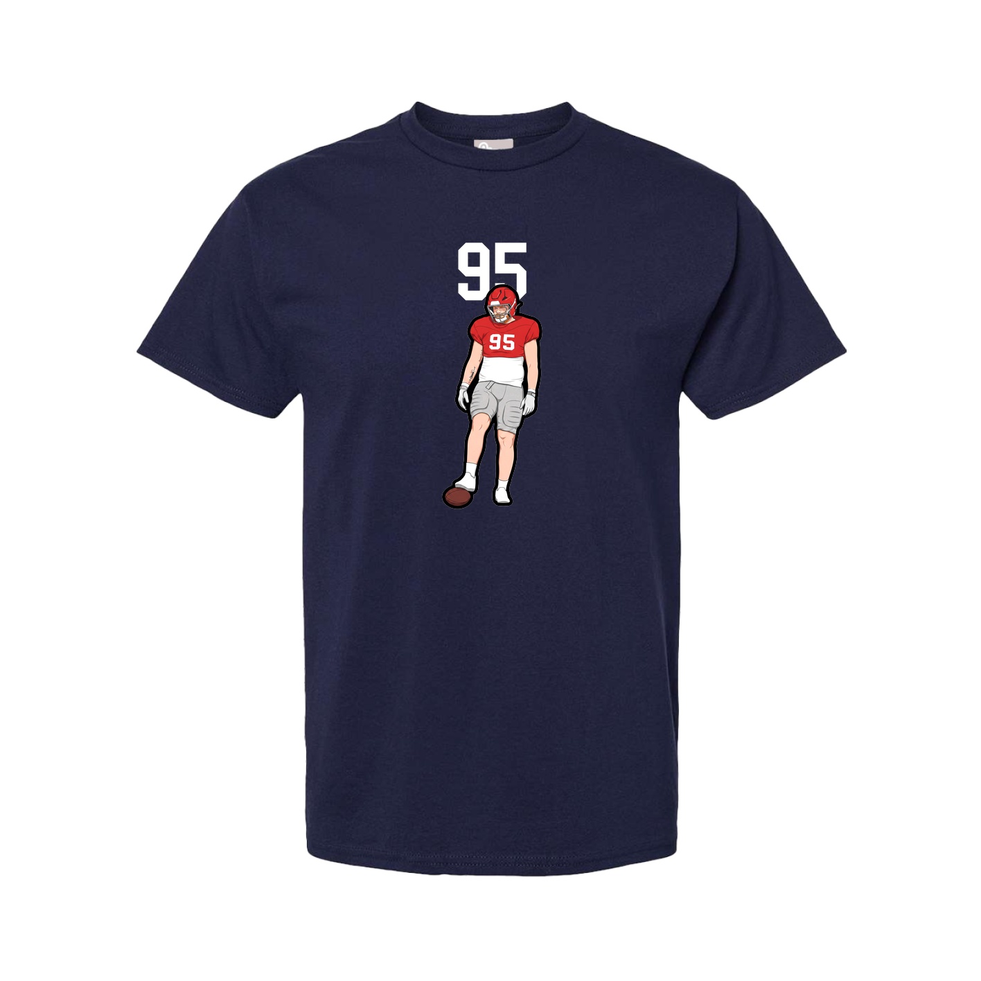 Tee — Number Top in Navy