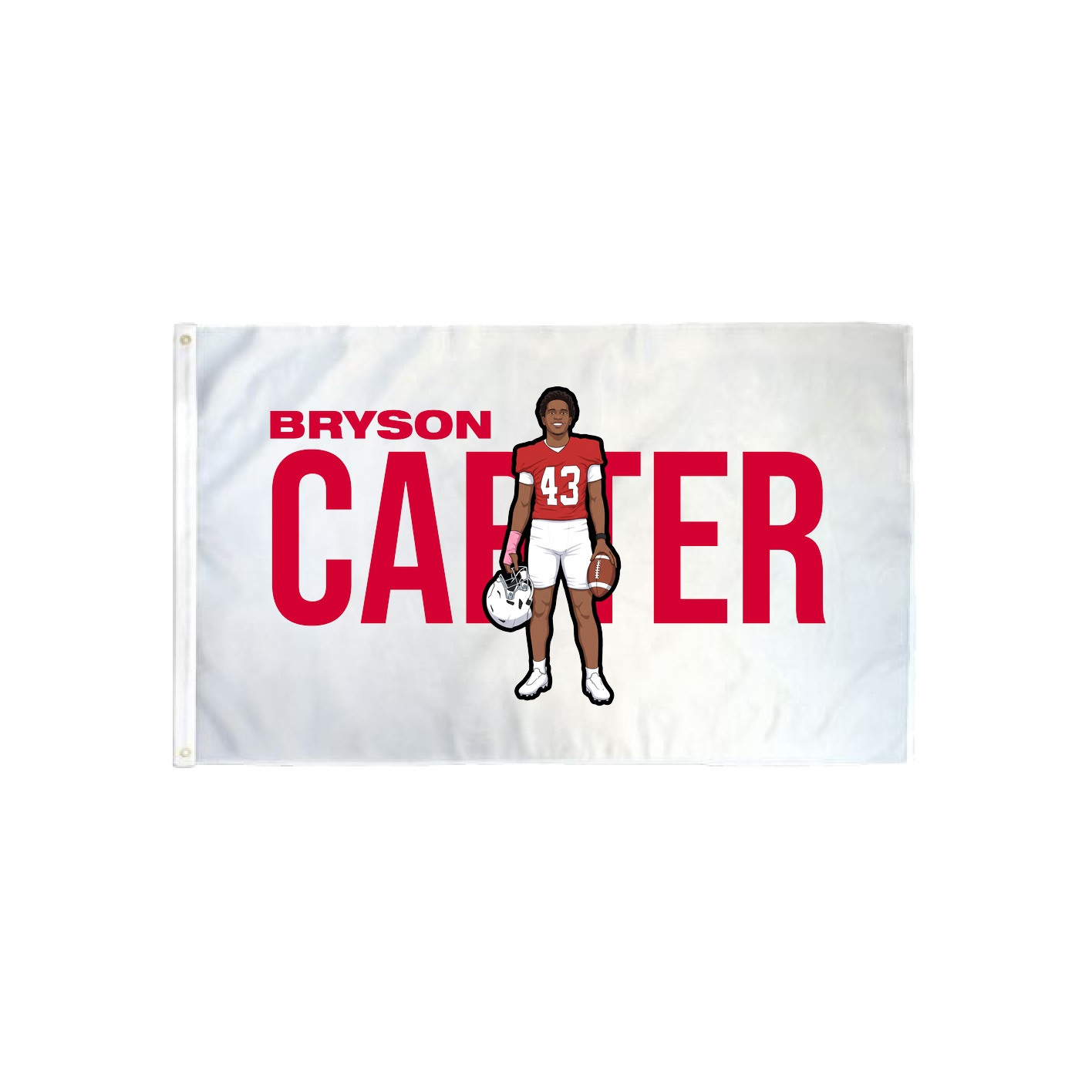 3x5 Flag — Player Name in Classic