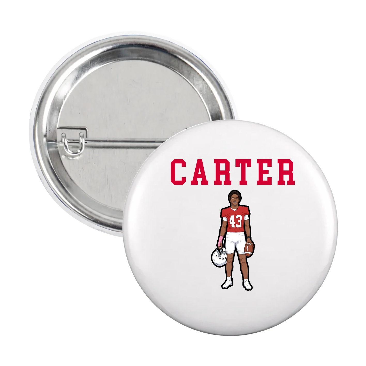 Game Day Button — Shirsey in White