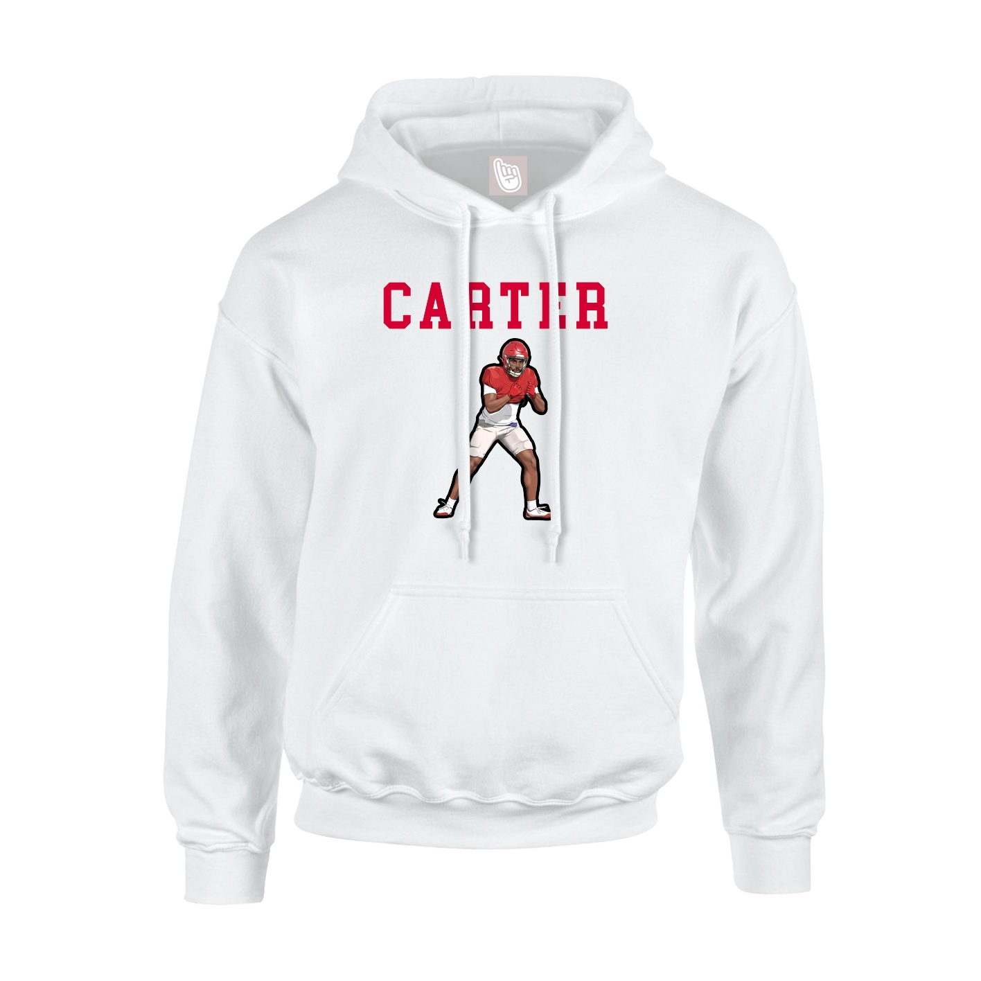 Hoodie — Shirsey in White