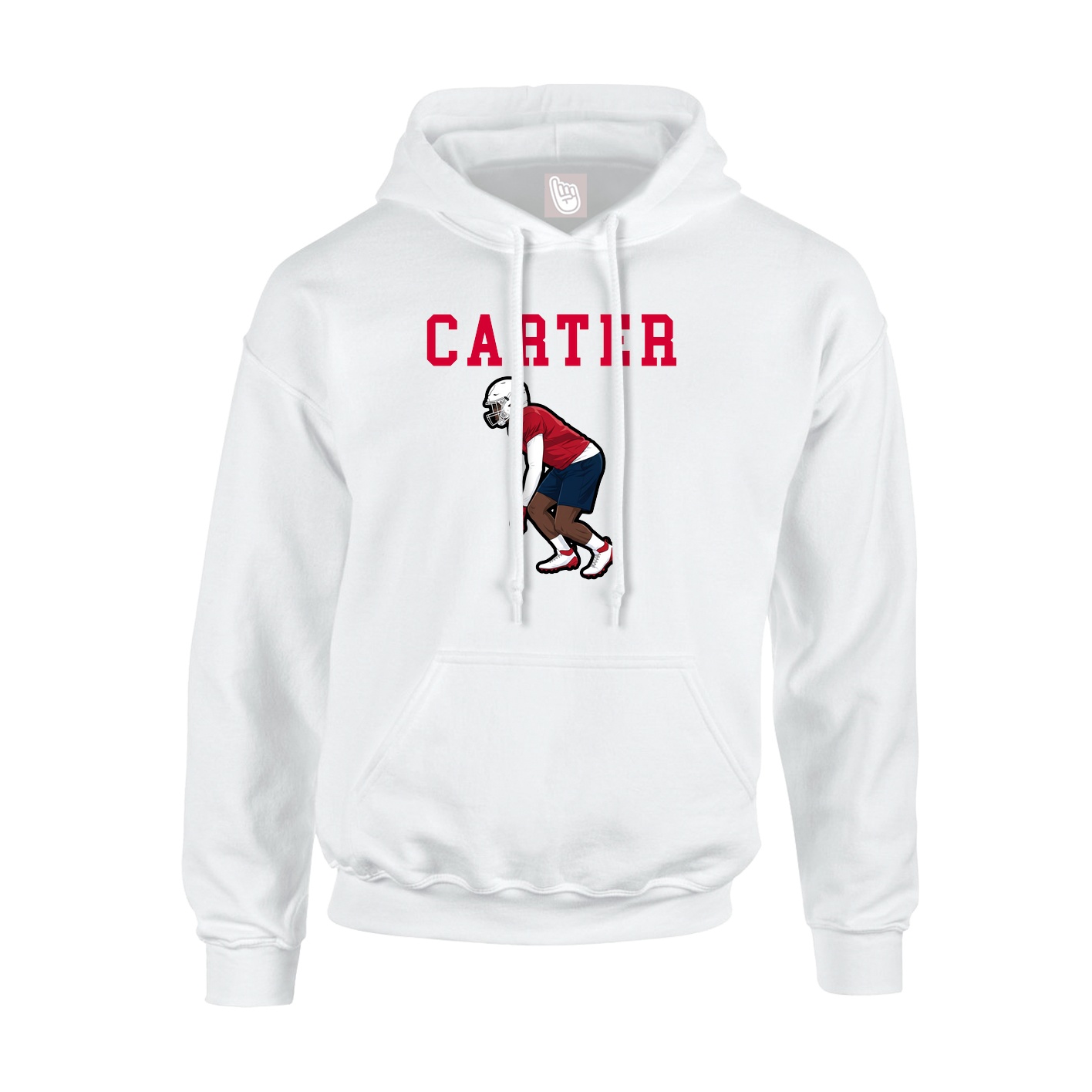 Youth Hoodie — Shirsey in White