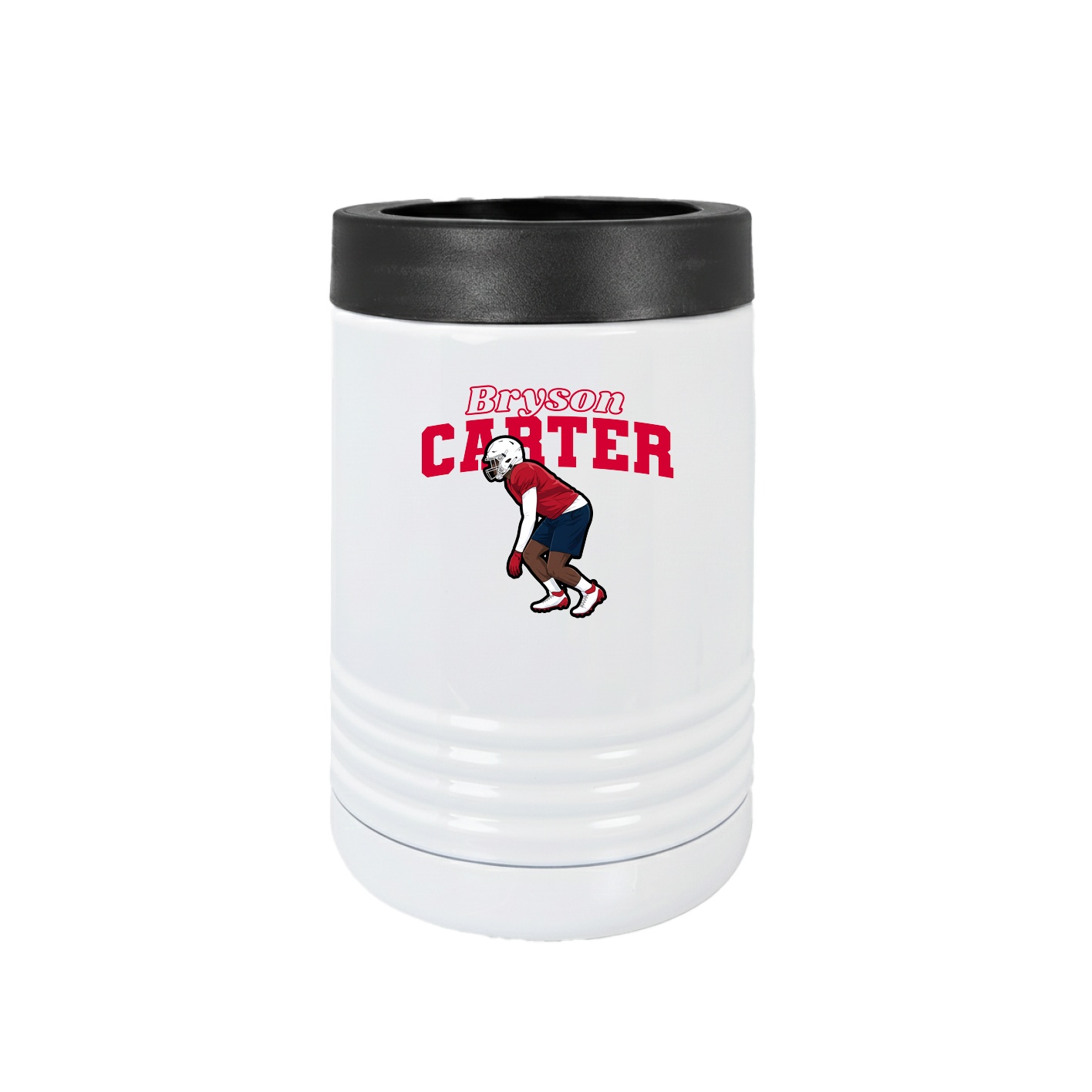 Beverage Holder — Name Arch in White