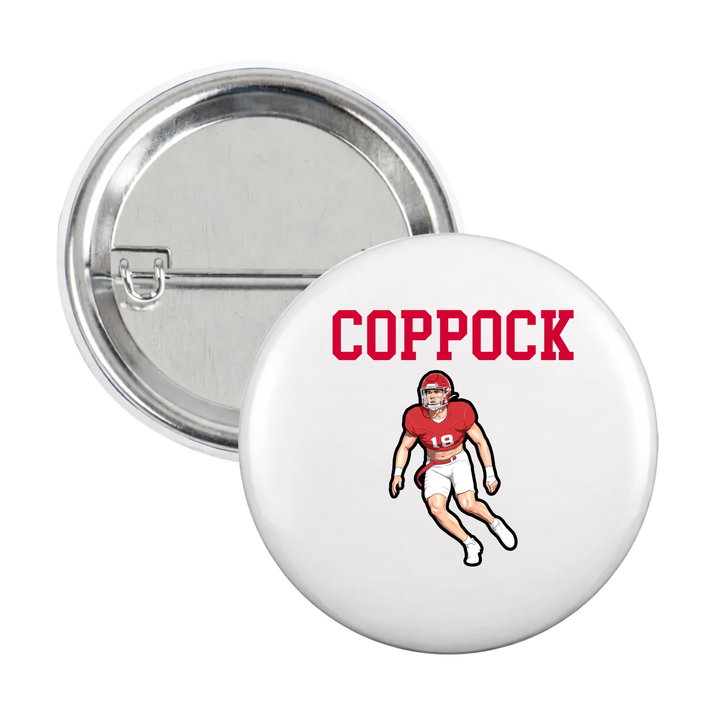 Game Day Button — Shirsey in White