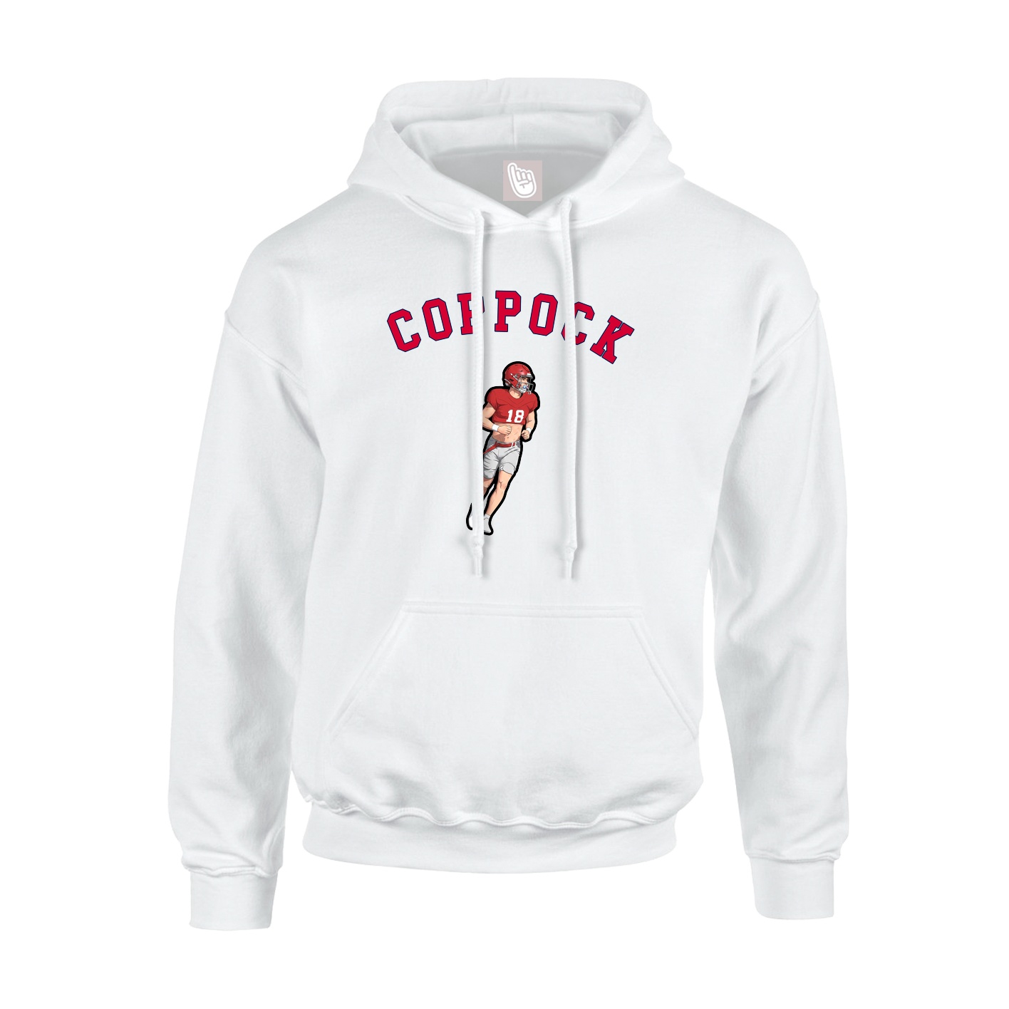 Hoodie — Shirsey Arch in White