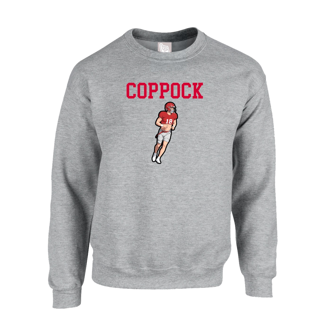 Fleece Crew — Shirsey in Grey
