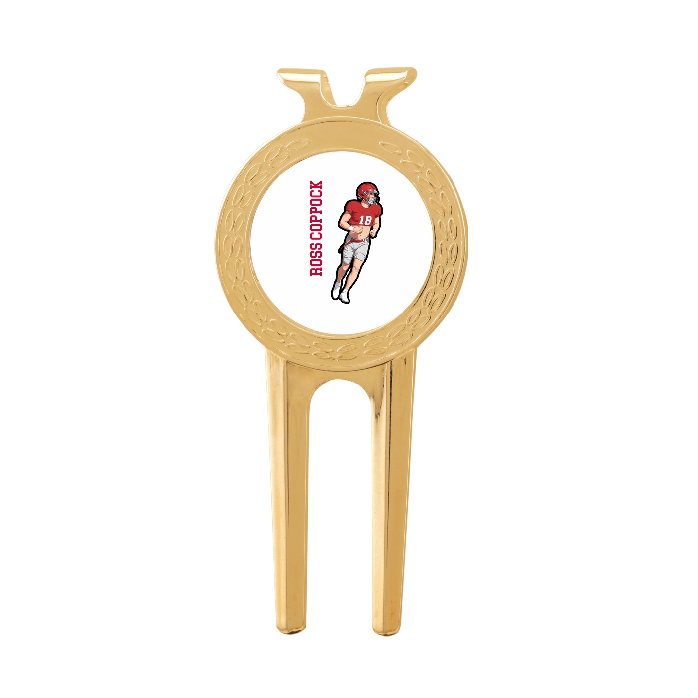 Divot Tool with Ball Marker — Name Vertical in Classic