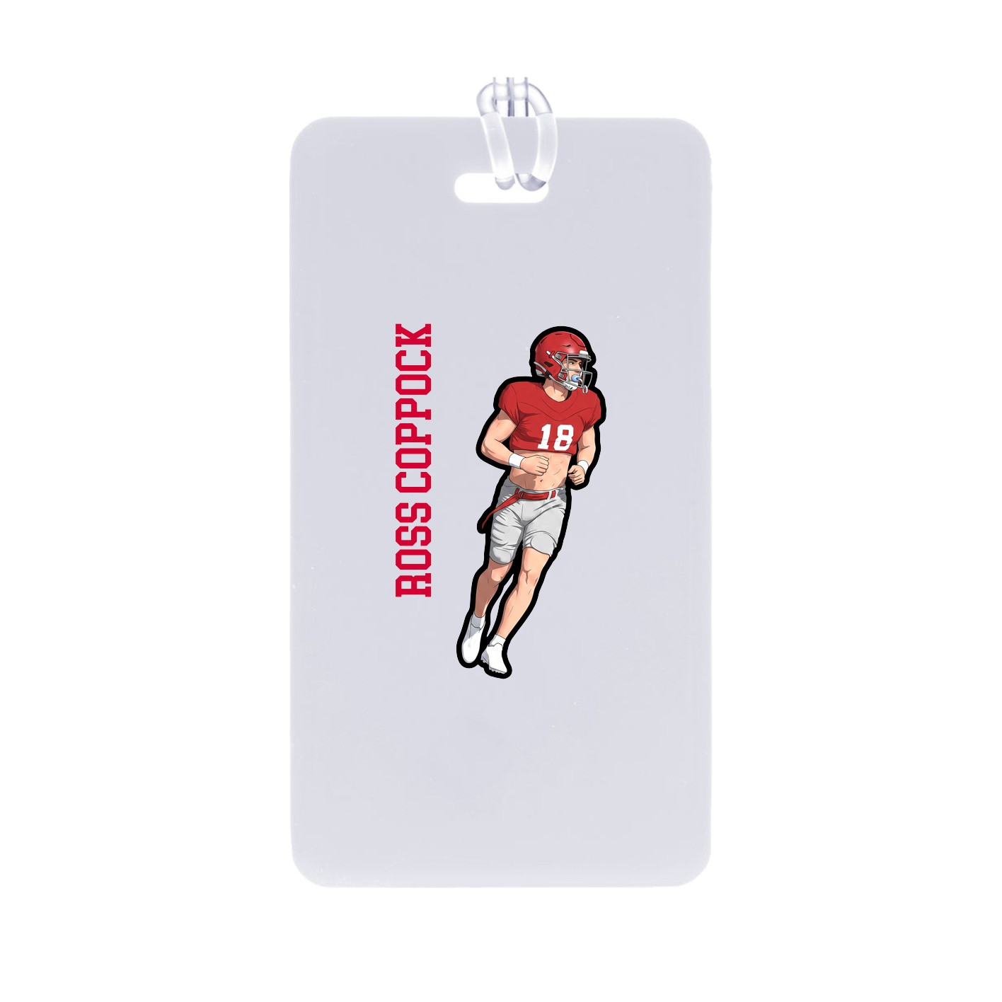 Bag Tag — Name Vertical in Classic