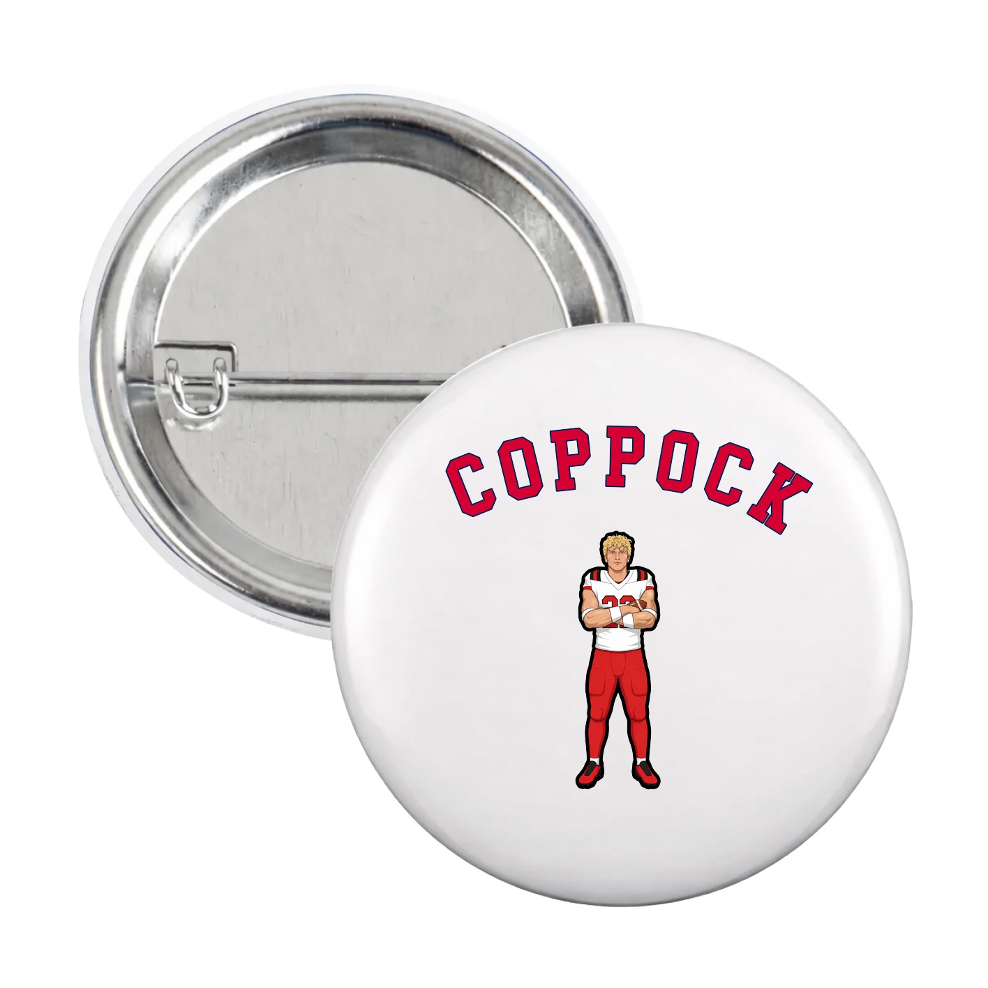 Game Day Button — Shirsey Arch in White