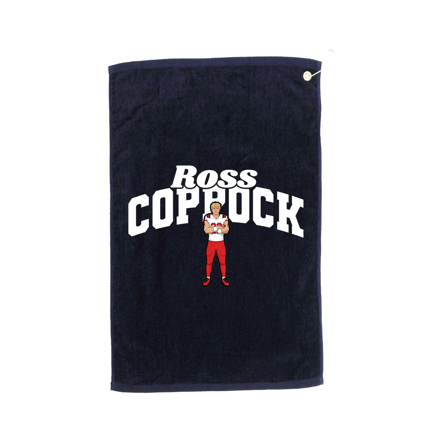 Golf Towel — Signature Arch in Navy