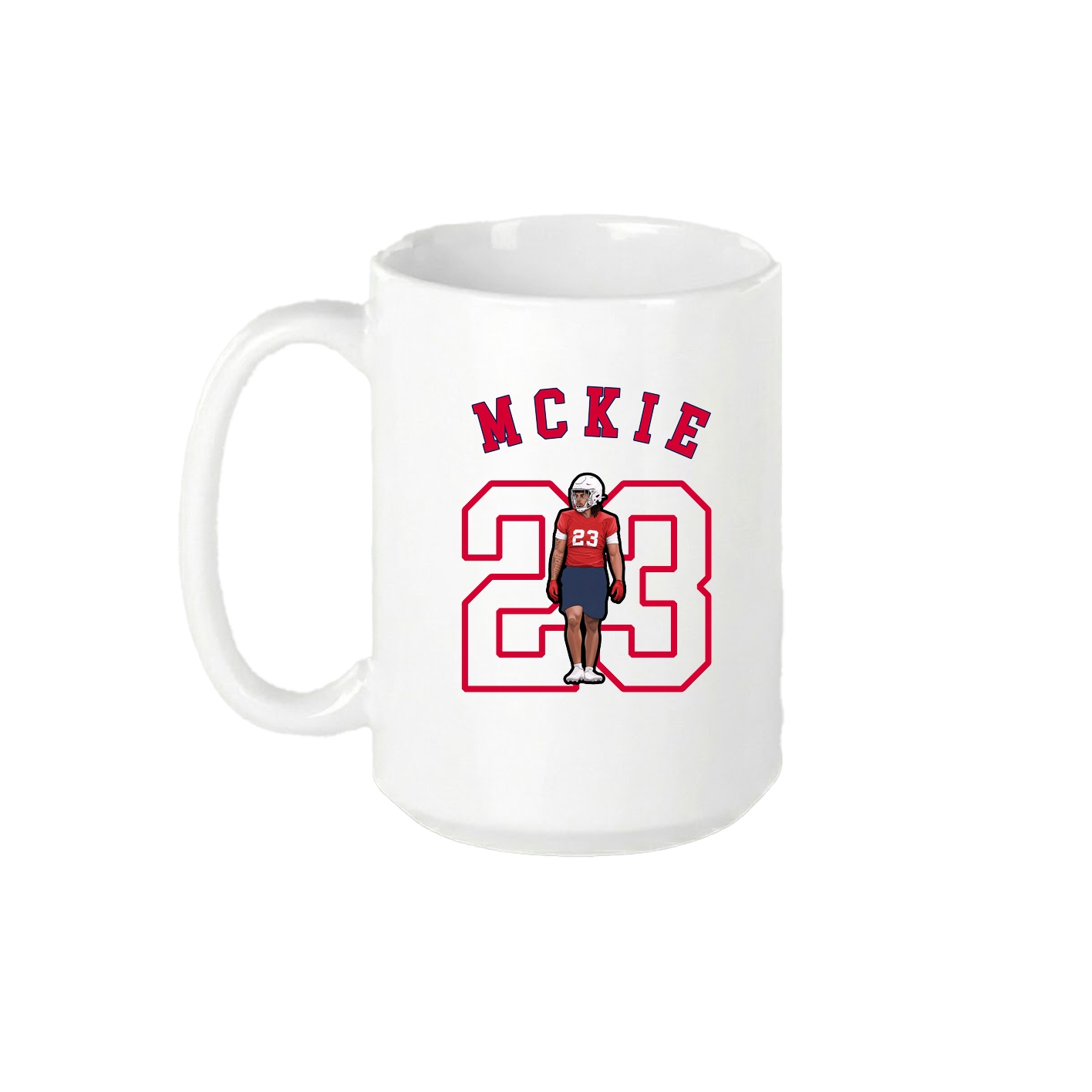 15oz Coffee Mug — Shirsey Arch in White