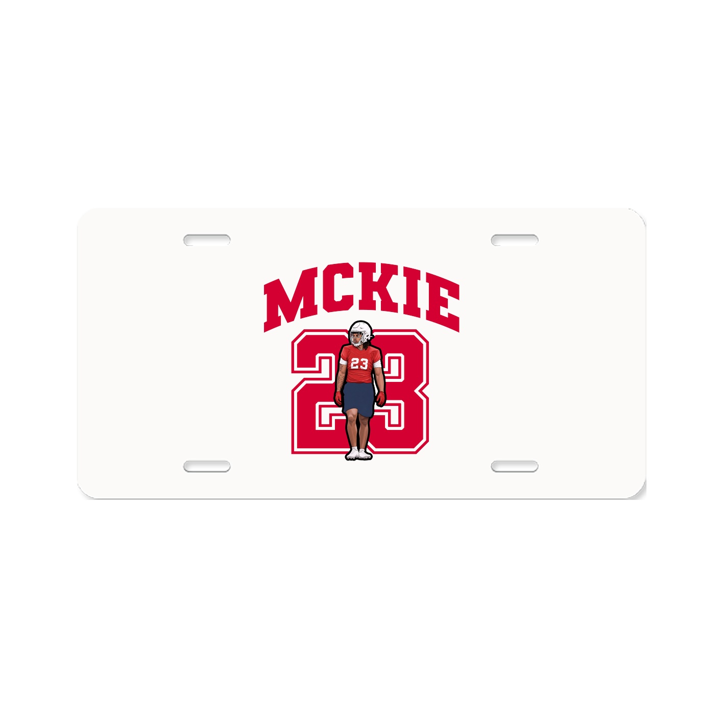 License Plate — Number in Classic