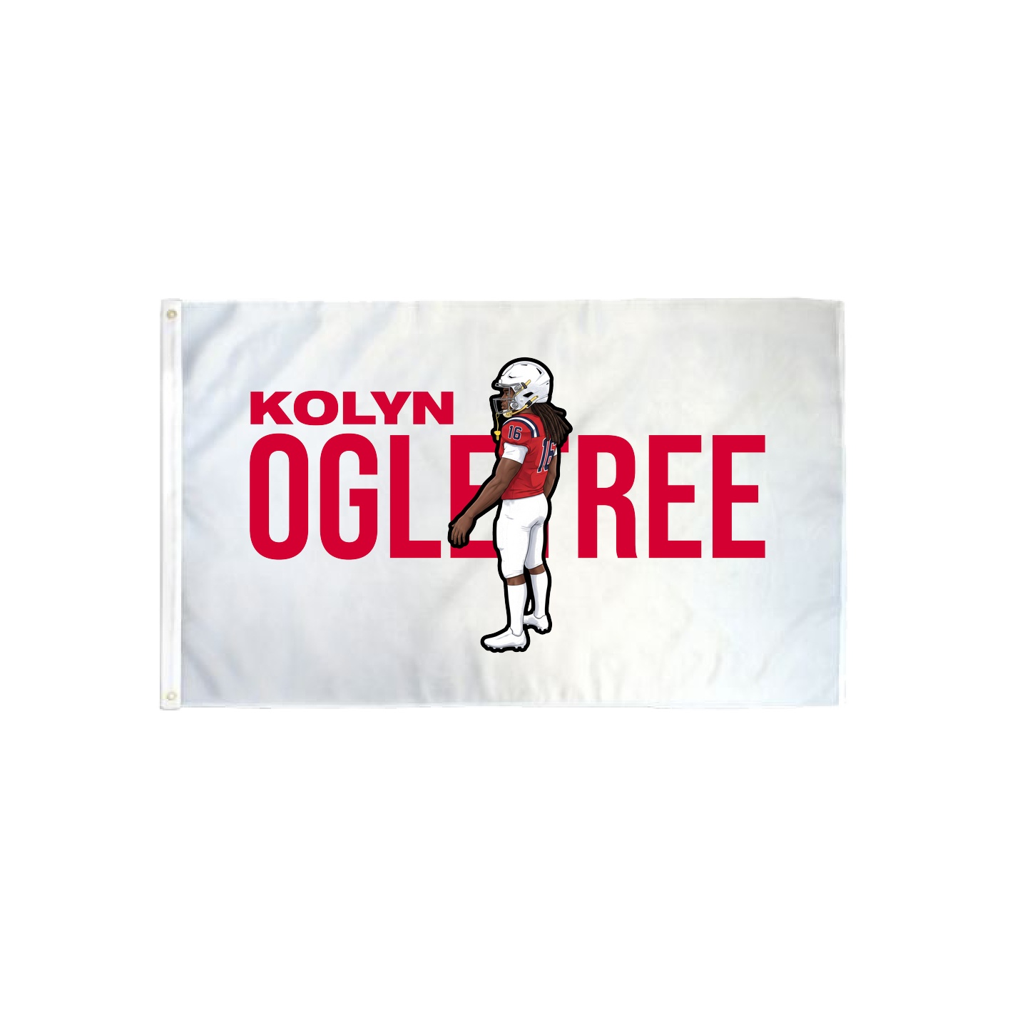 3x5 Flag — Player Name in Classic