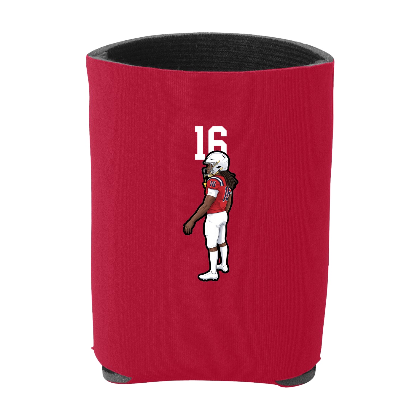 Can Holder — Number Top in Red