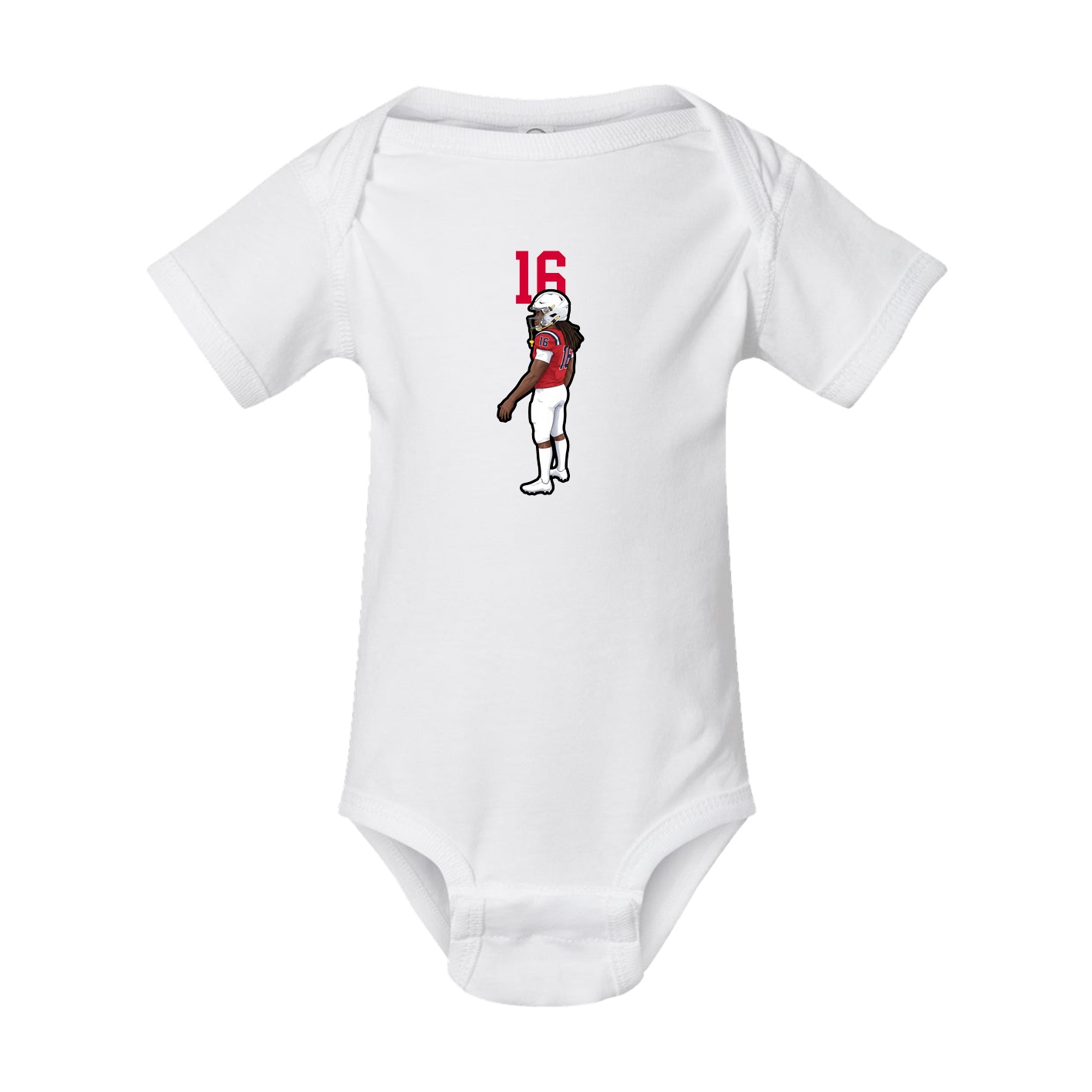 Baby Onesie — Number Top in White