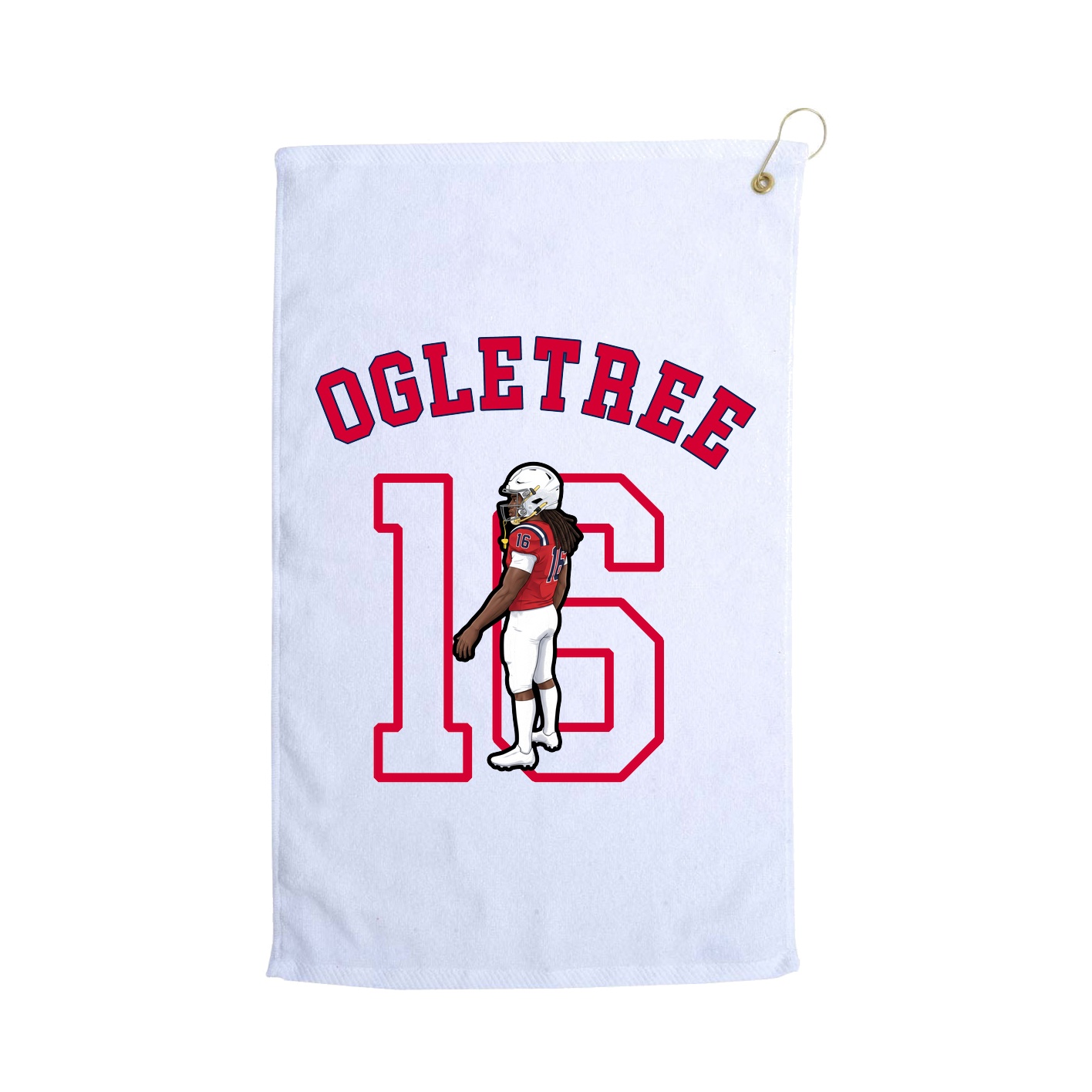 Golf Towel — Shirsey Arch in White