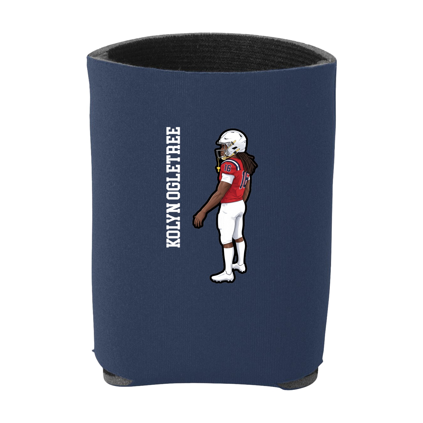 Can Holder — Name Vertical in Navy