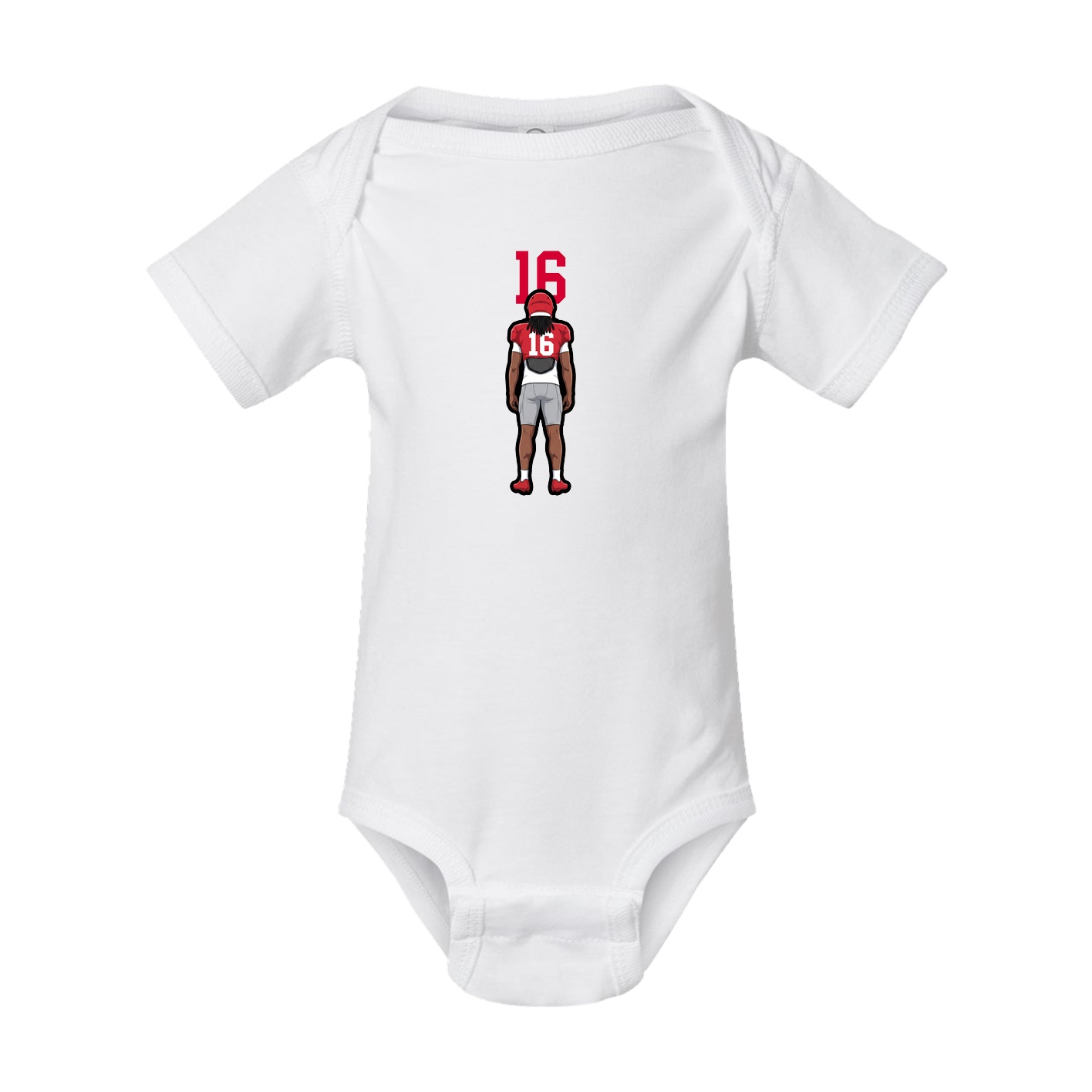 Baby Onesie — Number Top in White