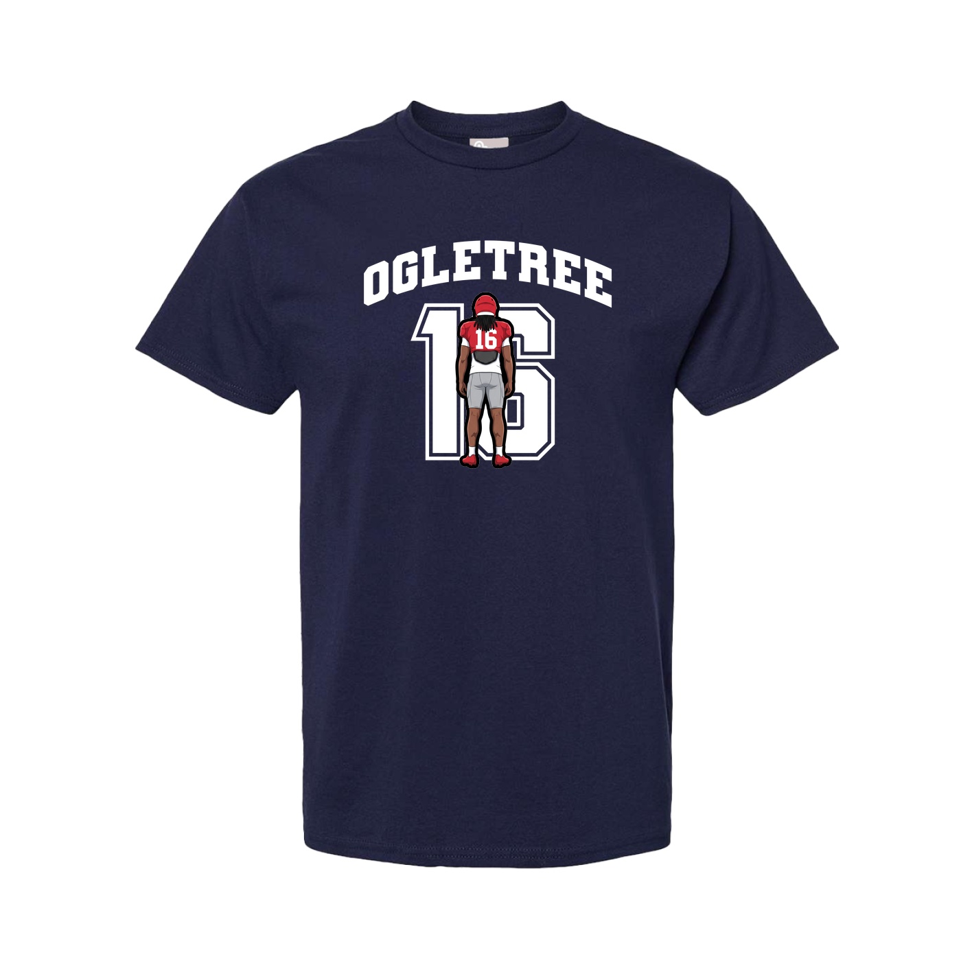 Youth Tee — Number in Navy