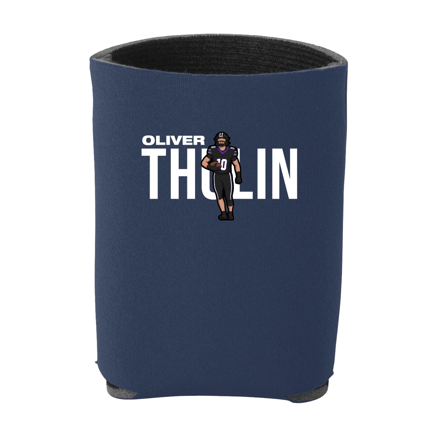 Can Holder — Player Name in Navy