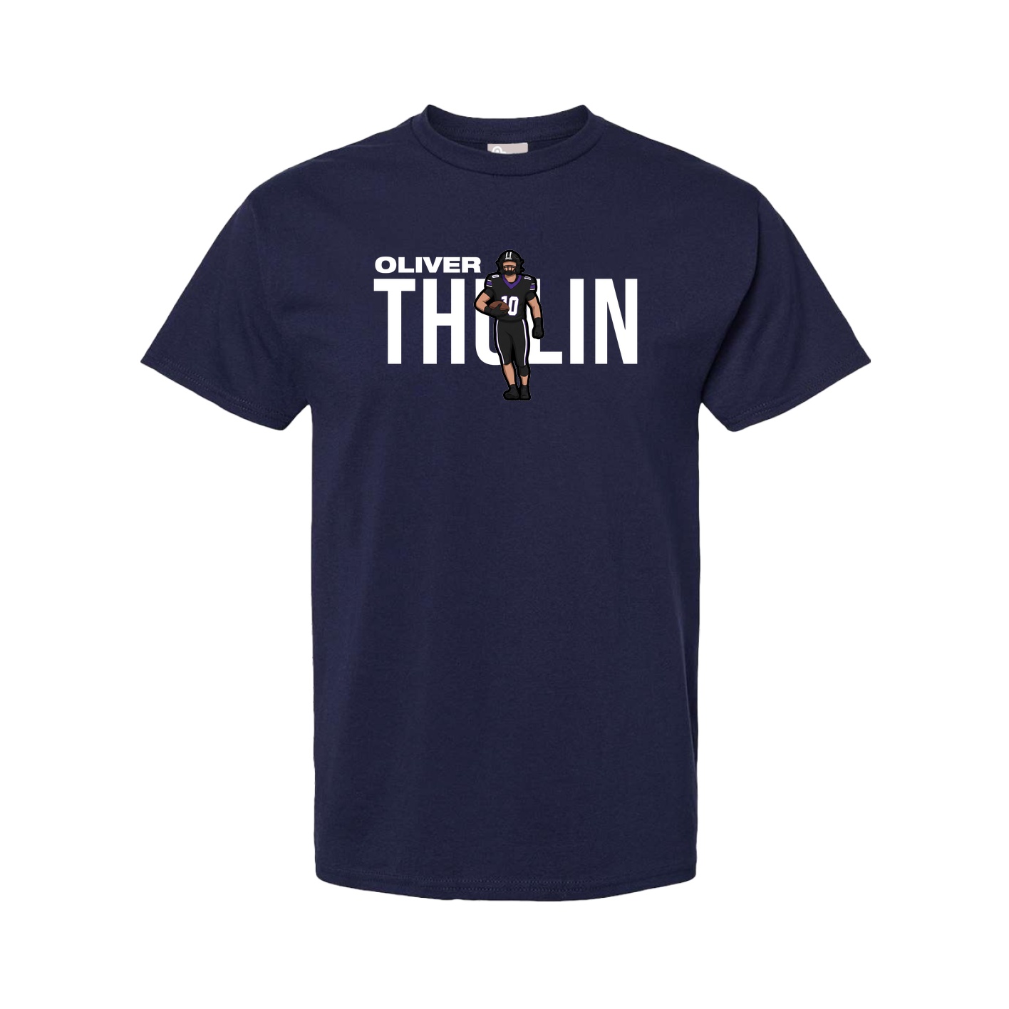 Tee — Player Name in Navy